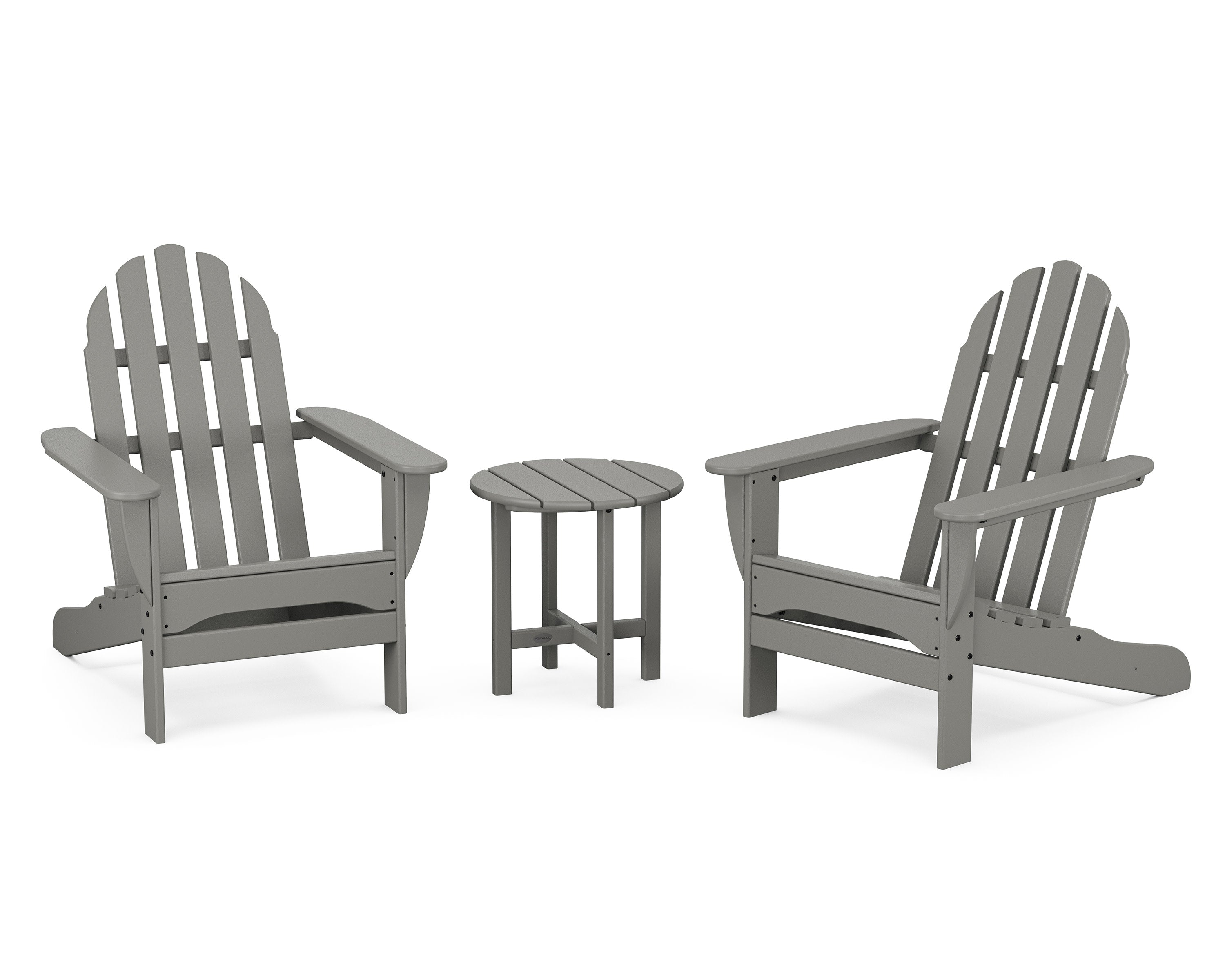 Classic Adirondack 3-Piece Set in Slate Grey