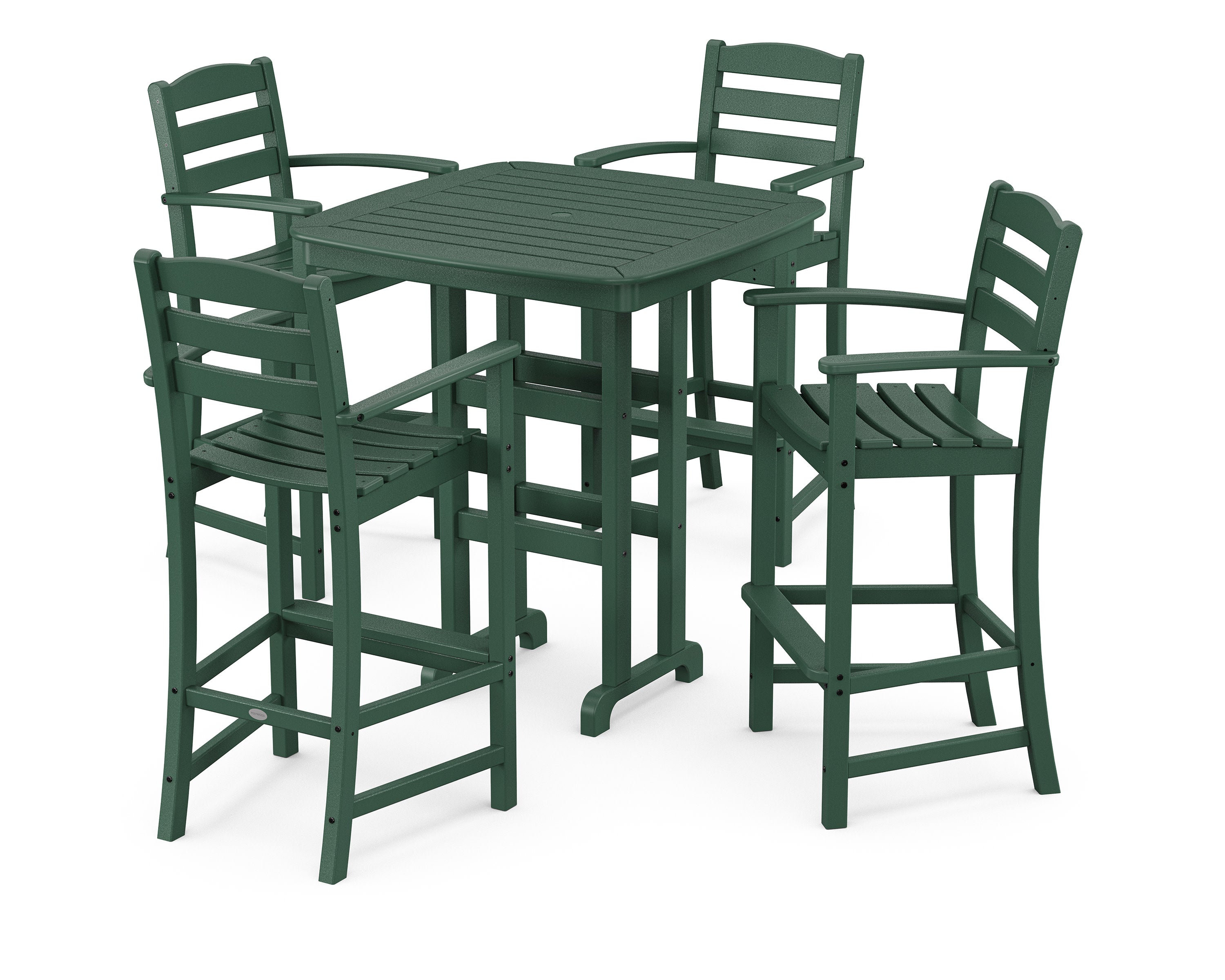La Casa Caf 5-Piece Bar Set in Green