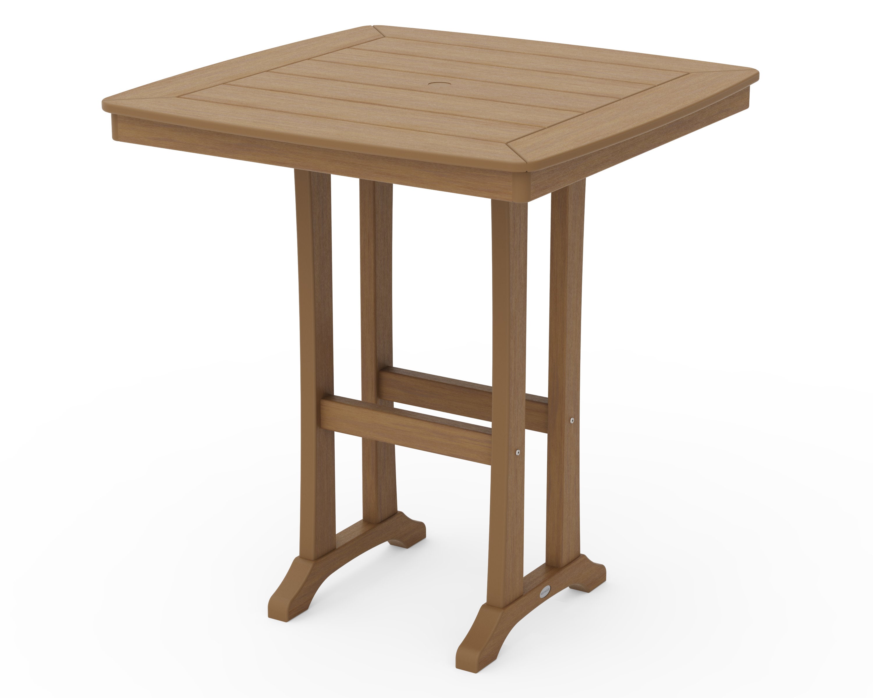 Nautical Trestle 37" Bar Table in Natural