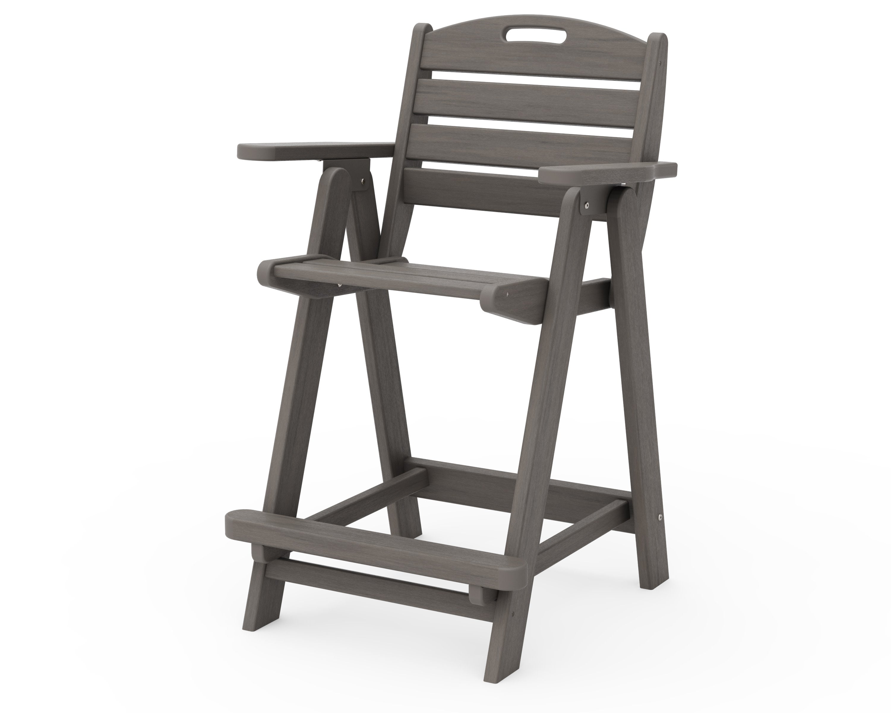Nautical Counter Chair in Driftwood