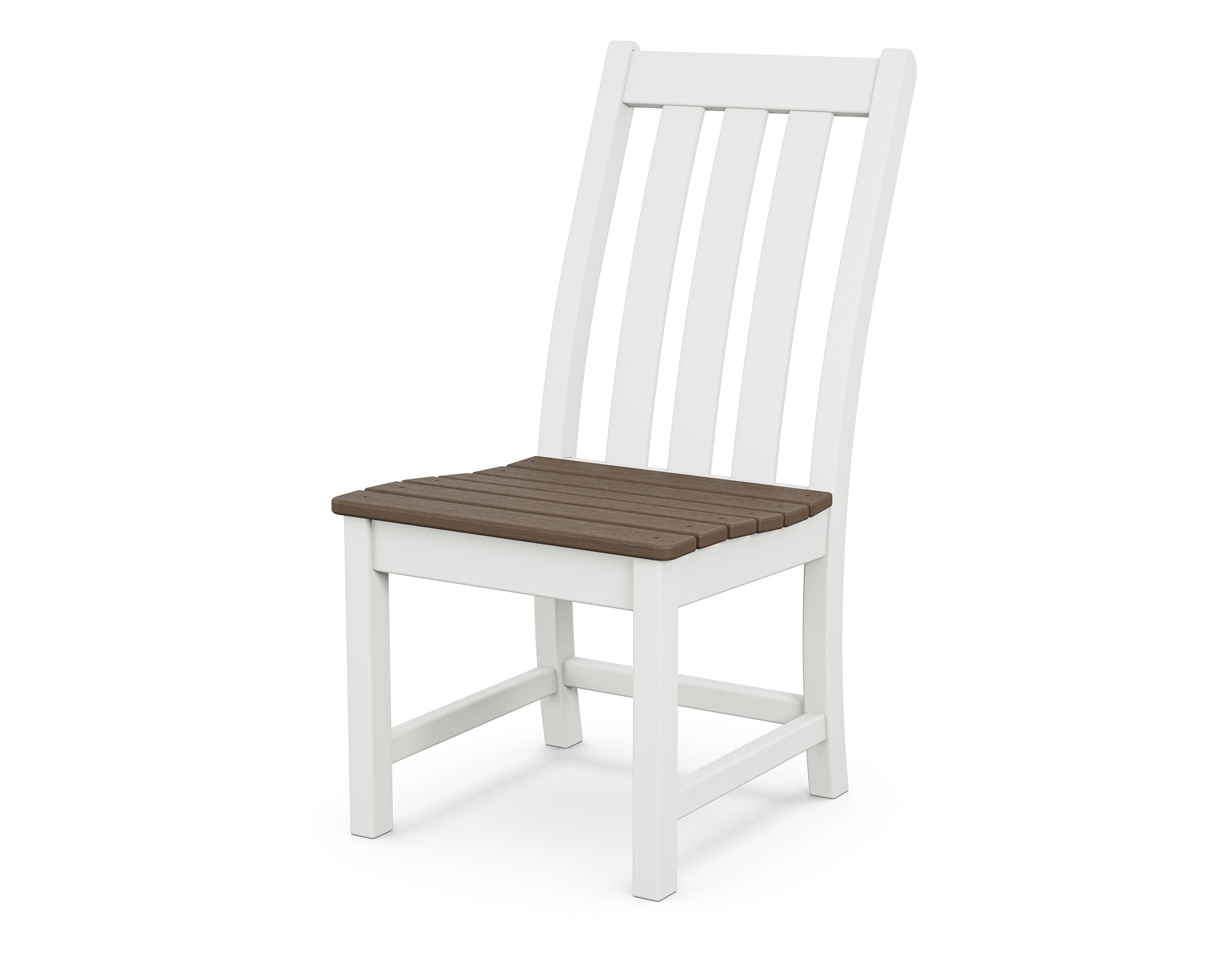 Vineyard Dining Side Chair in White / Kona