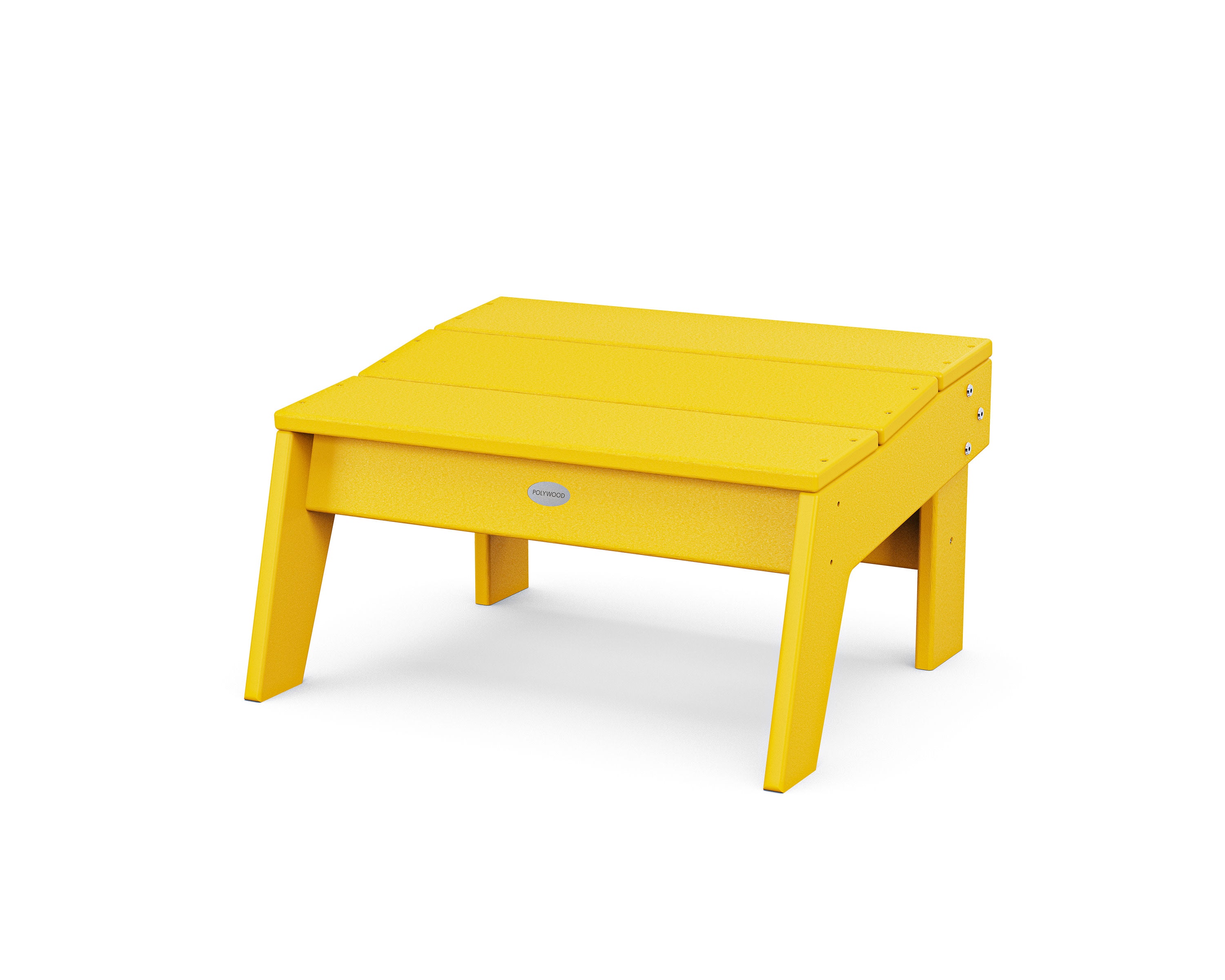 Modern Studio Oversized Ottoman in Lemon