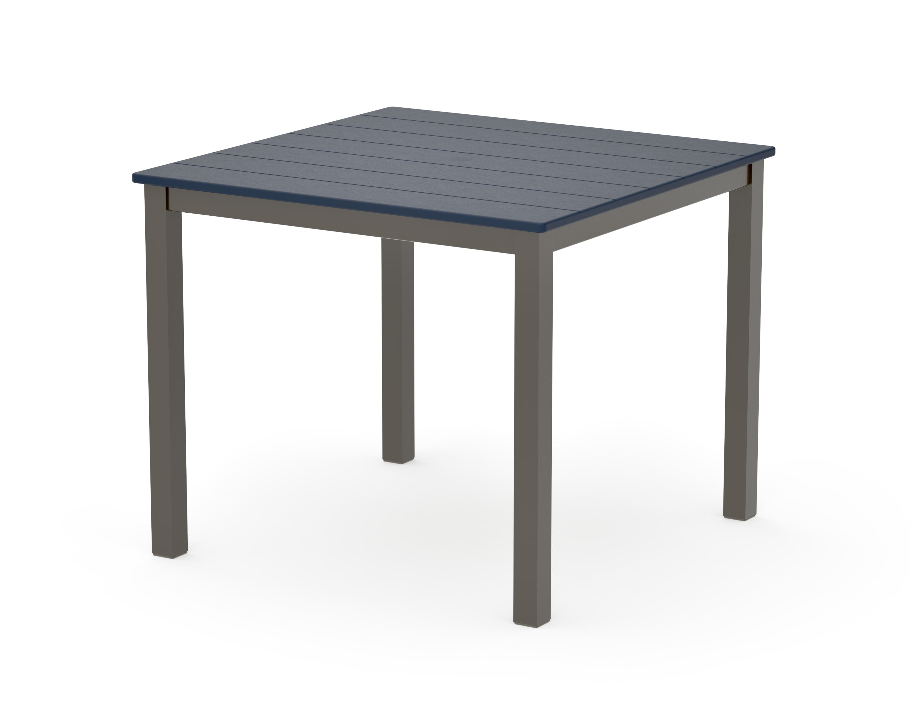 Main Street 36" x 36" Dining Table in Bronze / Navy