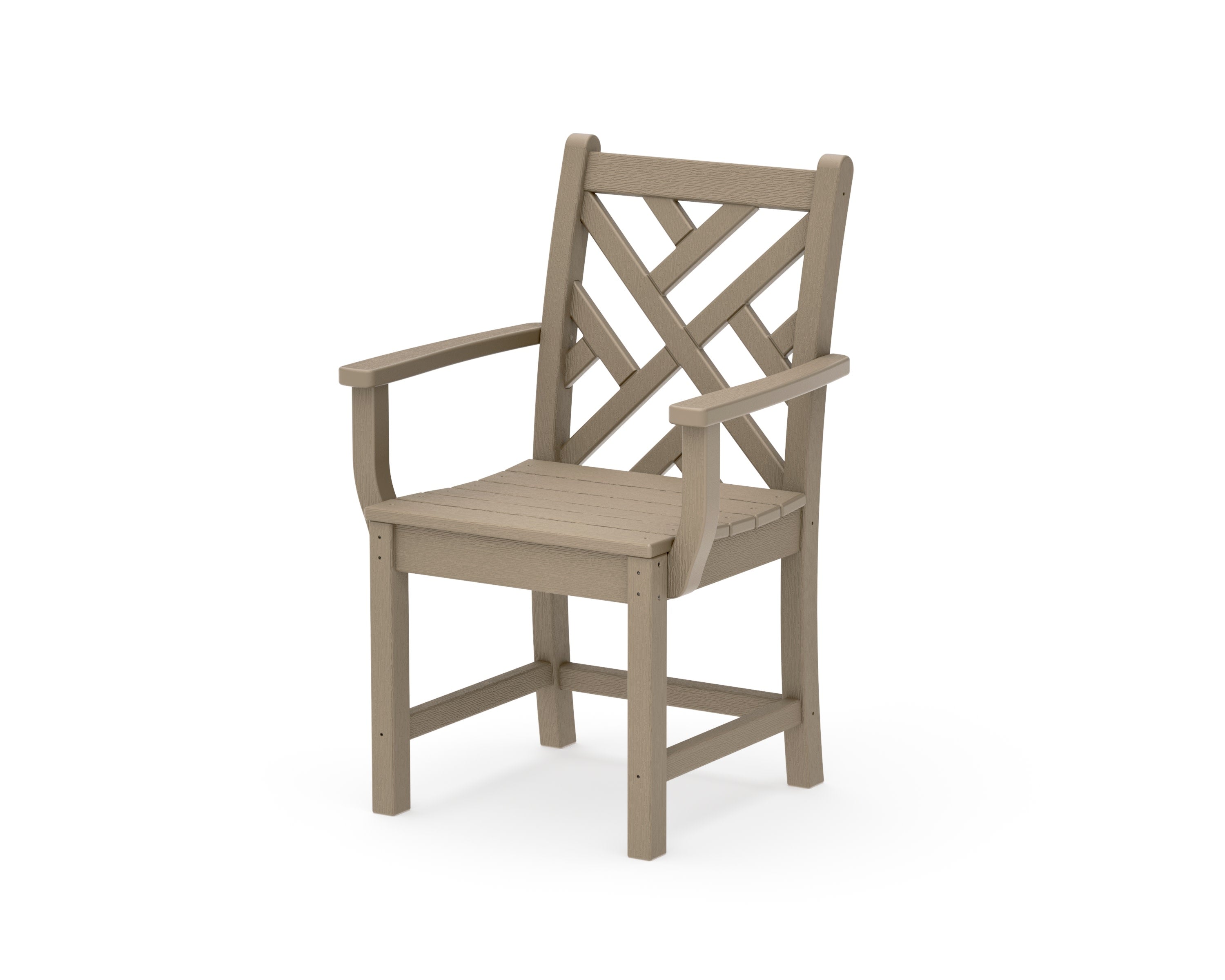 Chippendale Dining Arm Chair in Vintage Sahara