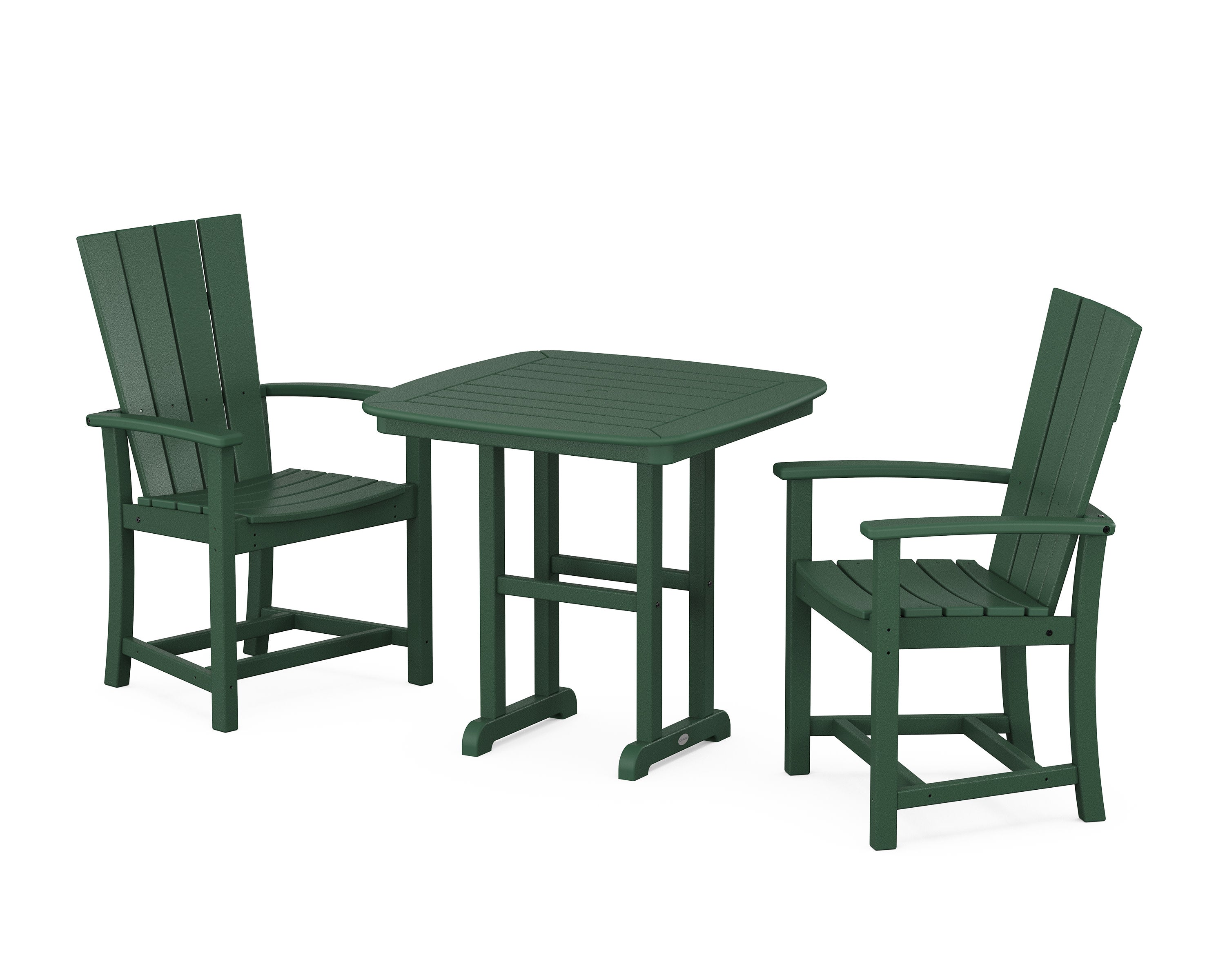 Quattro 3-Piece Dining Set in Green
