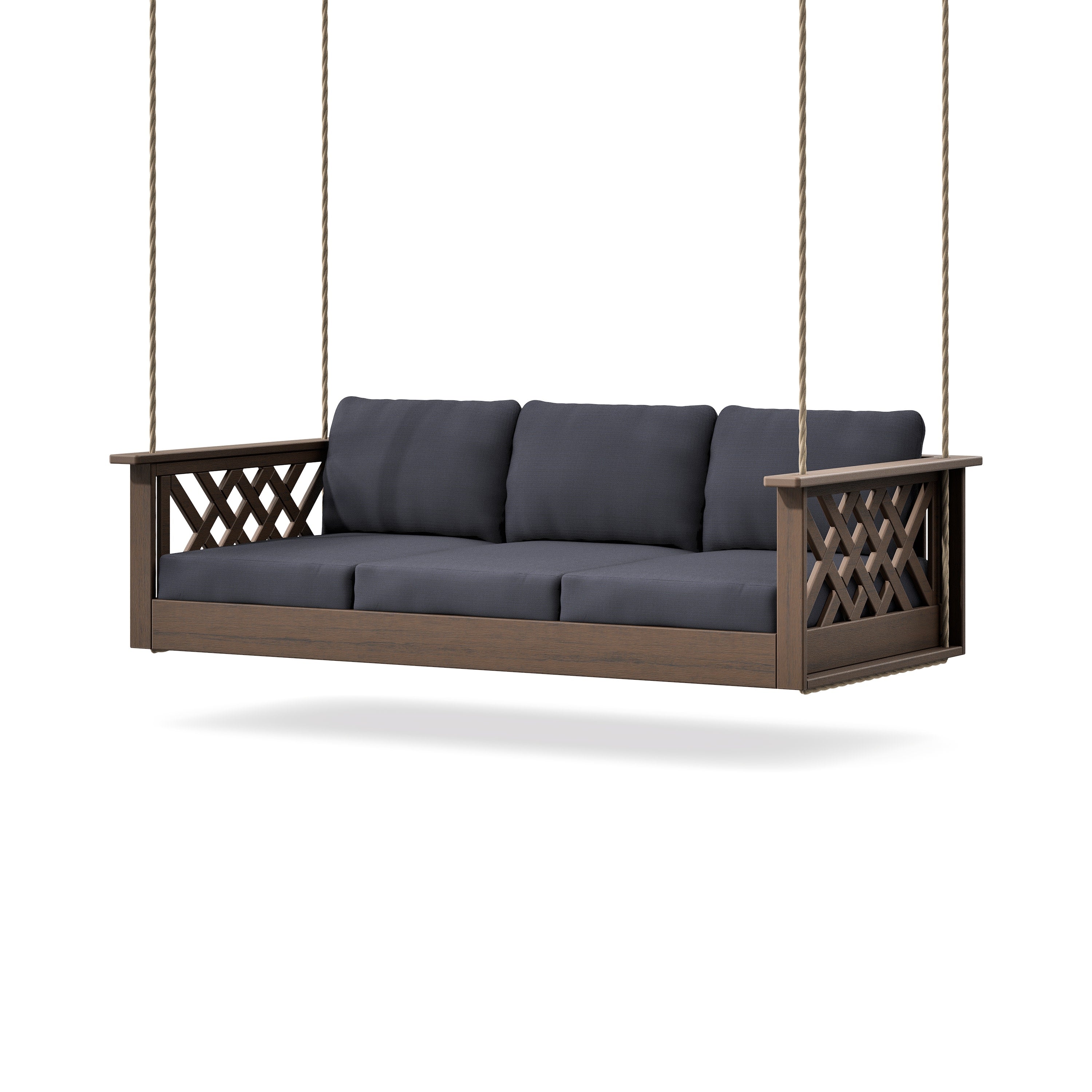 Wovendale Daybed Swing in Kona / Midnight Linen
