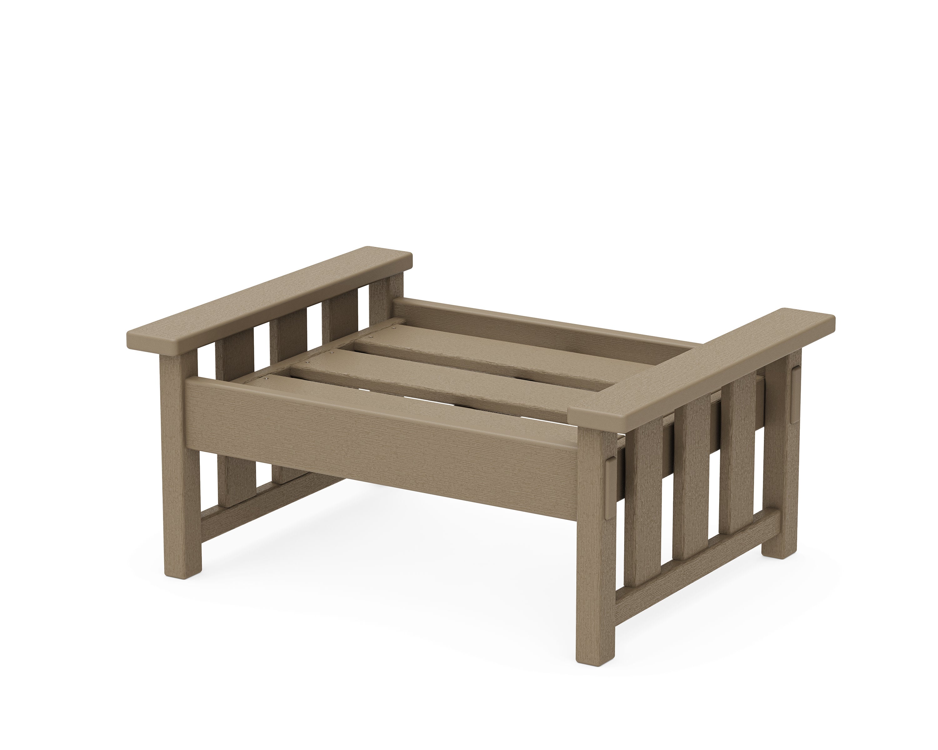 Acadia Deep Seating Ottoman Frame in Vintage Sahara