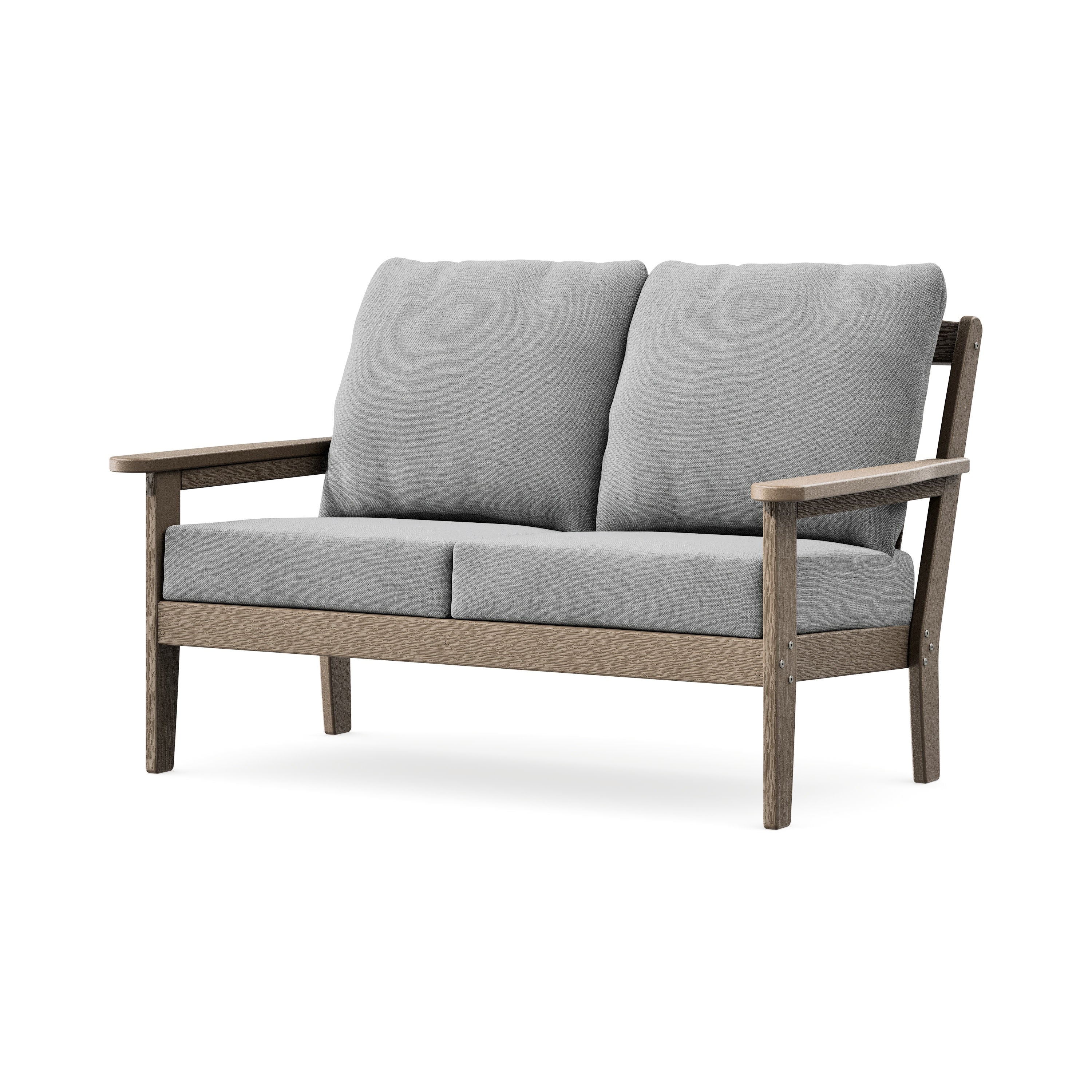 Cottage Deep Seating Loveseat in Vintage Sahara / Grey Mist