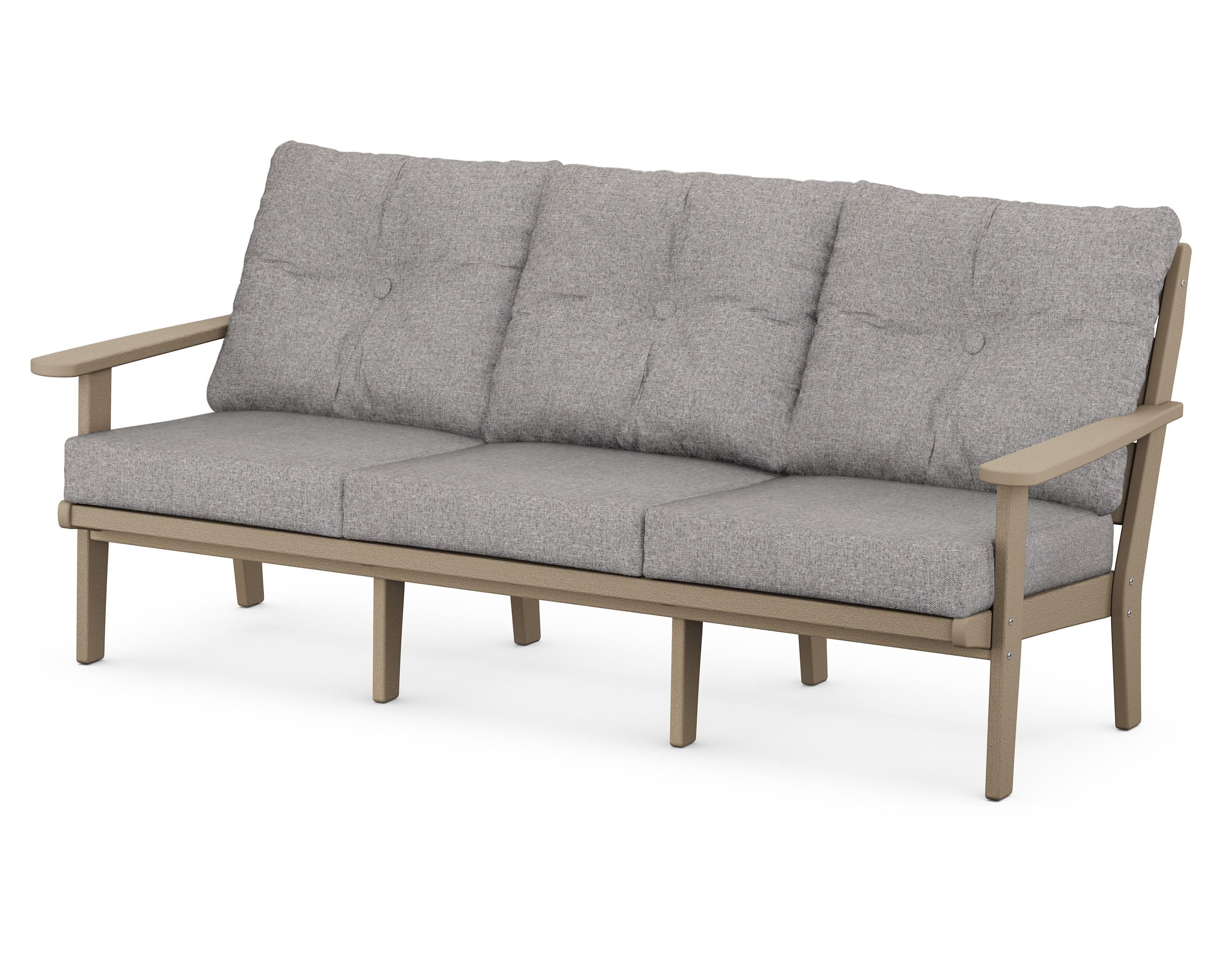 Lakeside Deep Seating Sofa in Vintage Sahara / Grey Mist