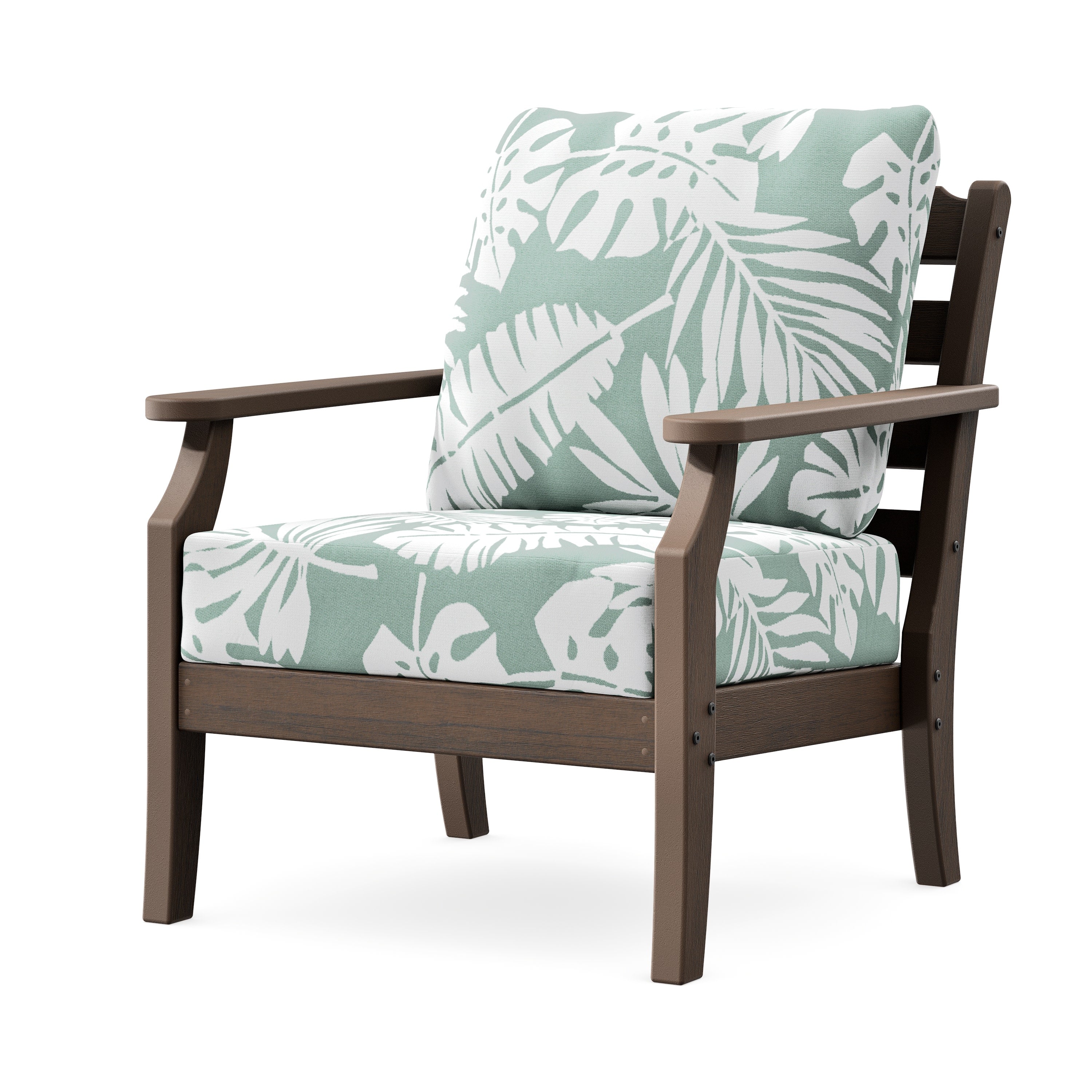 Savannah Deep Seating Chair in Kona / Leaf Glacier Spa