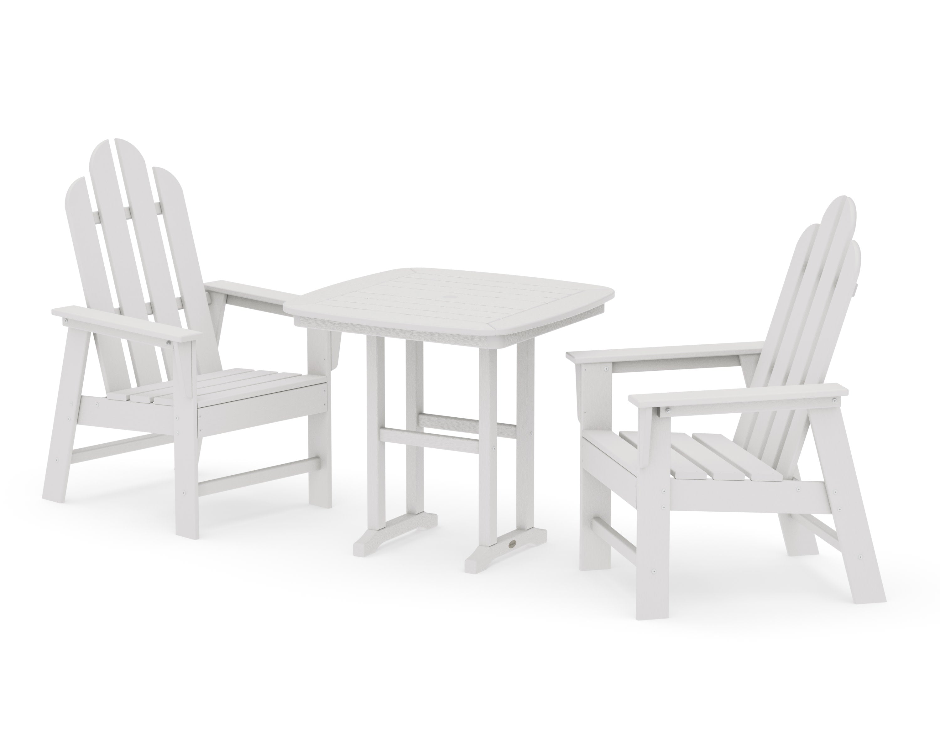 Long Island 3-Piece Dining Set in Vintage White