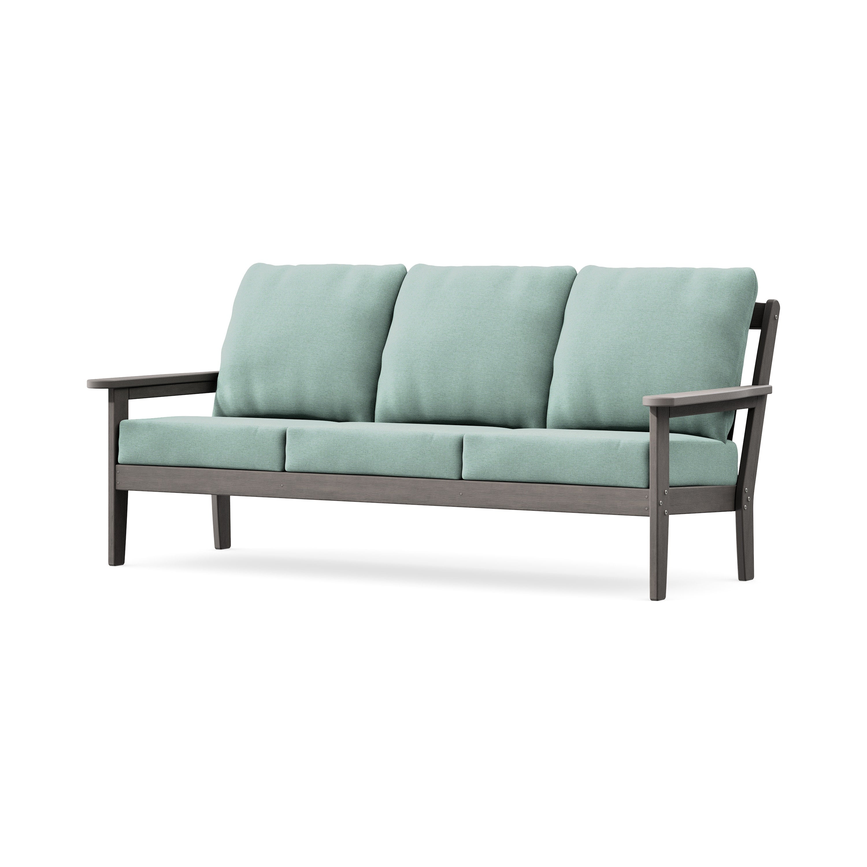 Cottage Deep Seating Sofa in Driftwood / Glacier Spa
