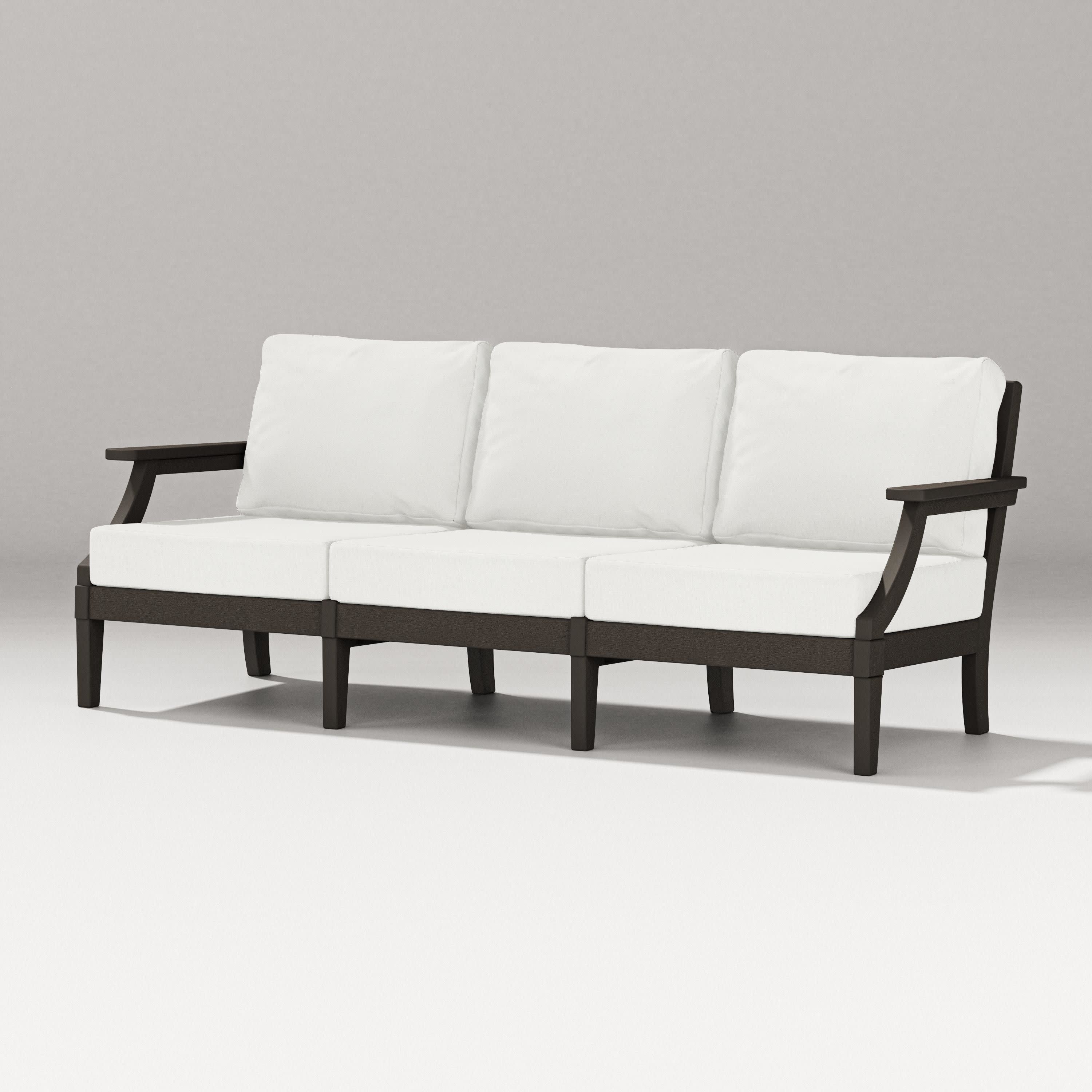 Estate Sofa in Vintage Coffee / Natural Linen