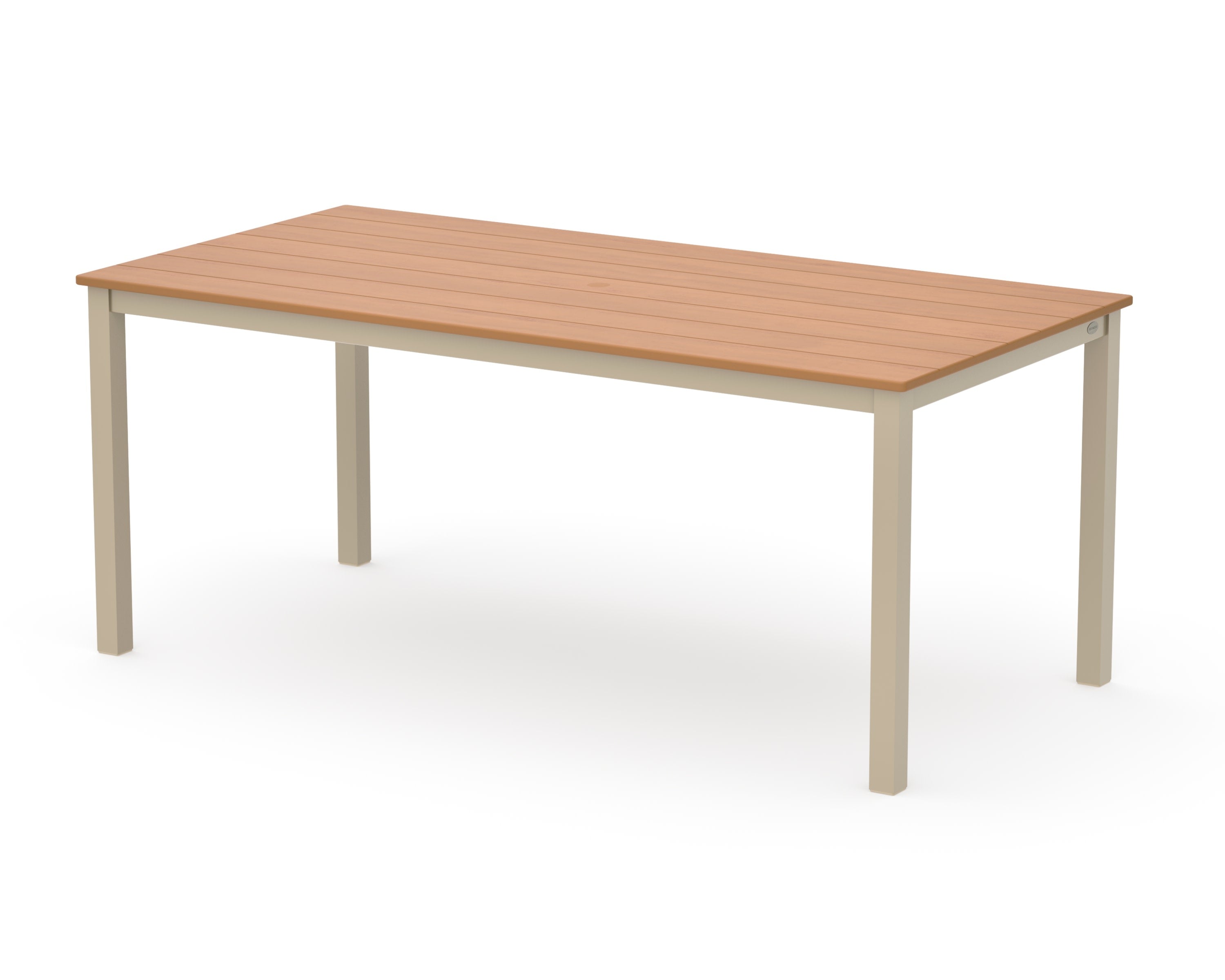Main Street 36" x 72" Dining Table in Sand / Natural
