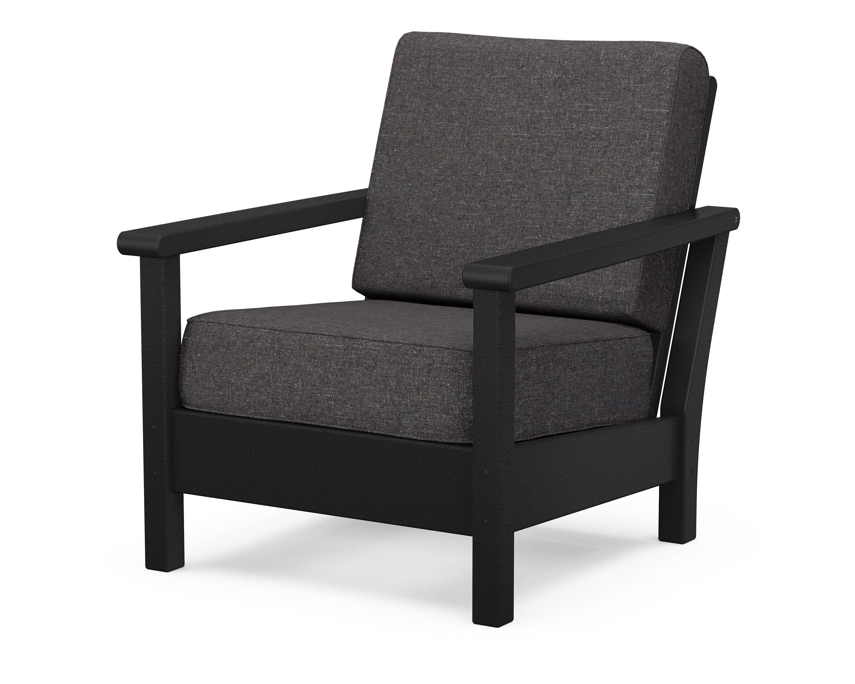 Harbour Deep Seating Chair in Black / Ash Charcoal