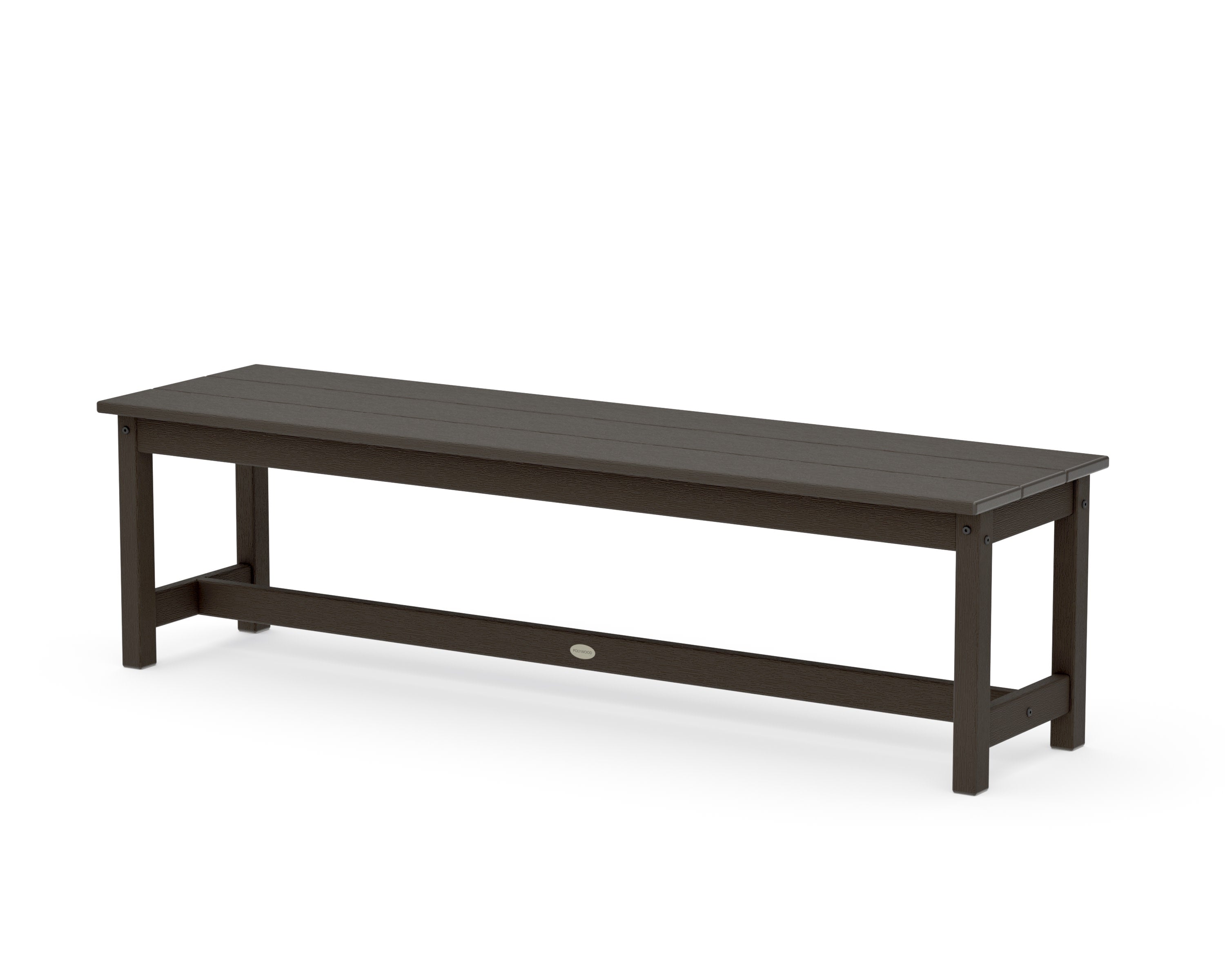 60" Planter Bench in Vintage Coffee