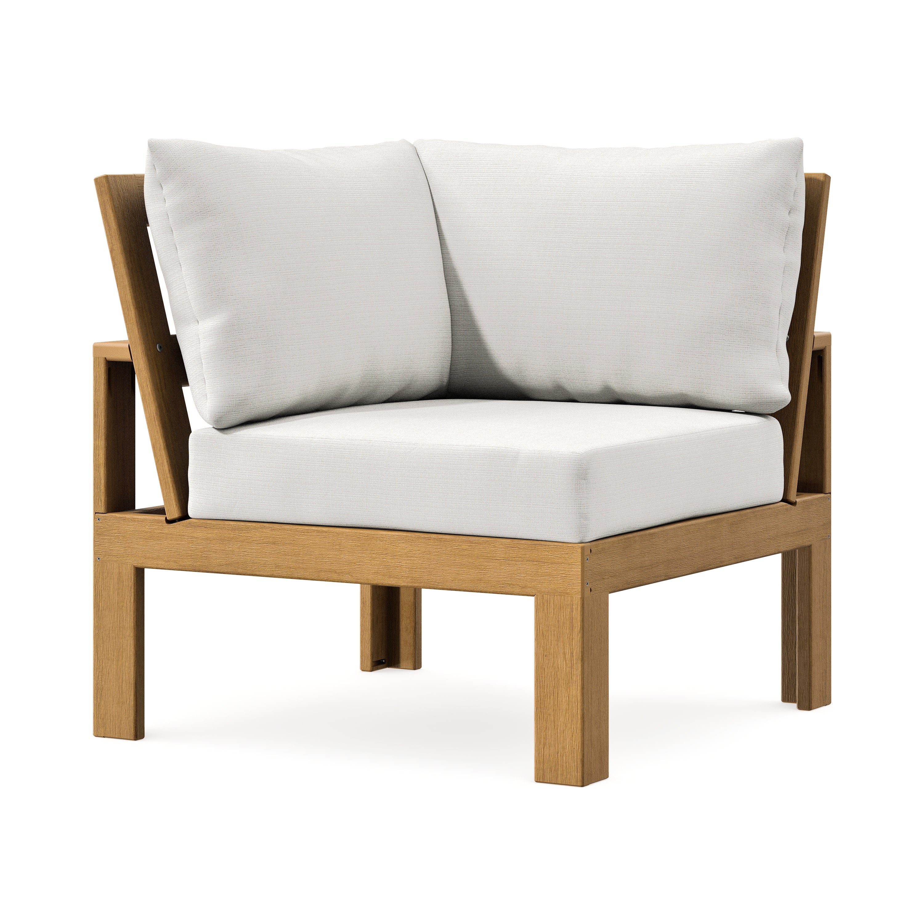 Modular Corner Chair in Natural / Natural Linen