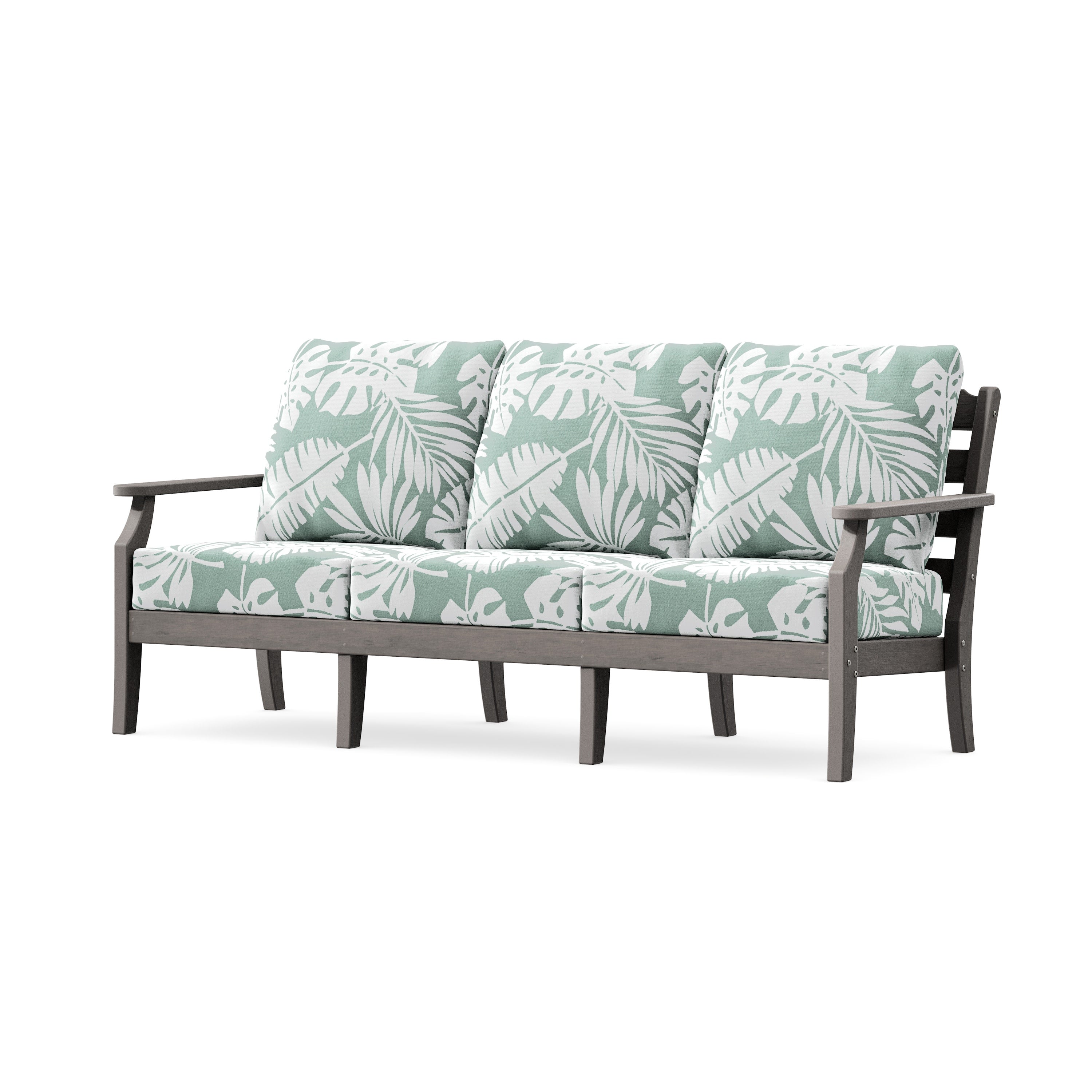Savannah Deep Seating Sofa in Driftwood / Leaf Glacier Spa