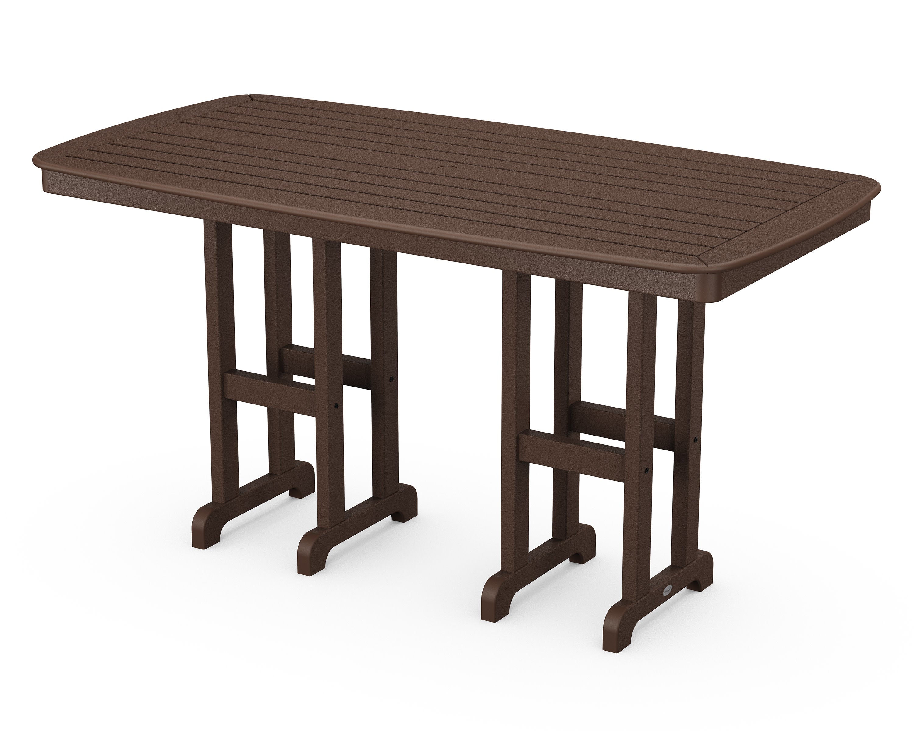 Nautical 37" x 72" Counter Table in Mahogany