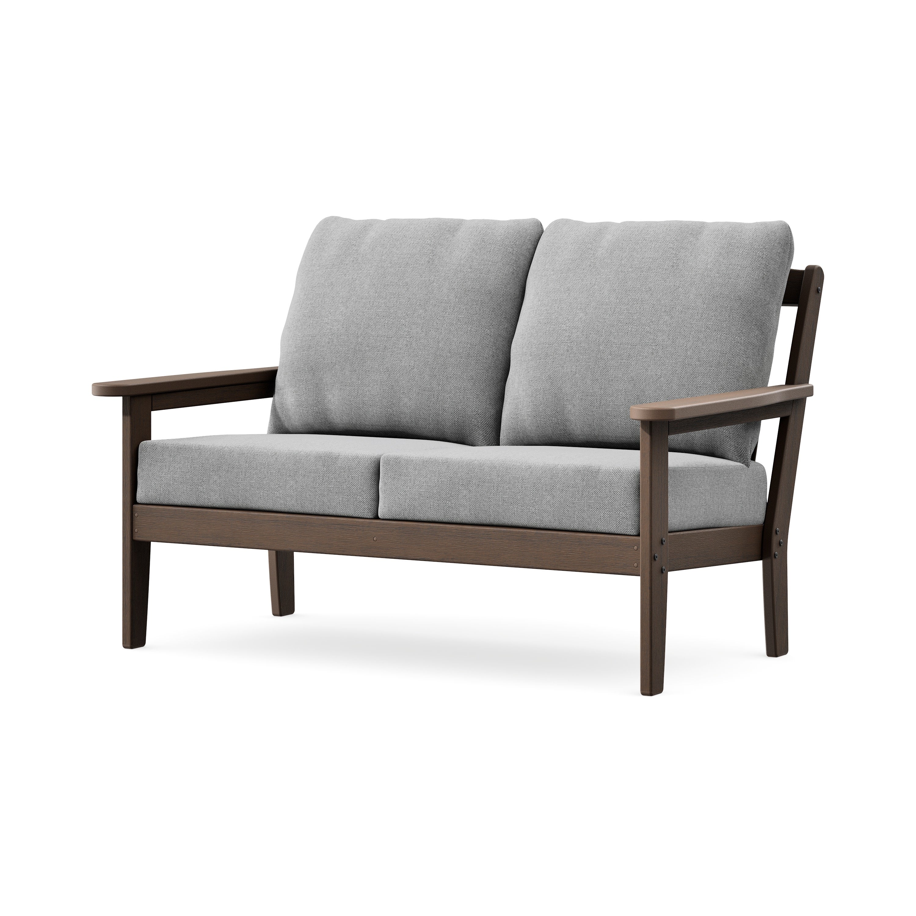 Cottage Deep Seating Loveseat in Kona / Grey Mist