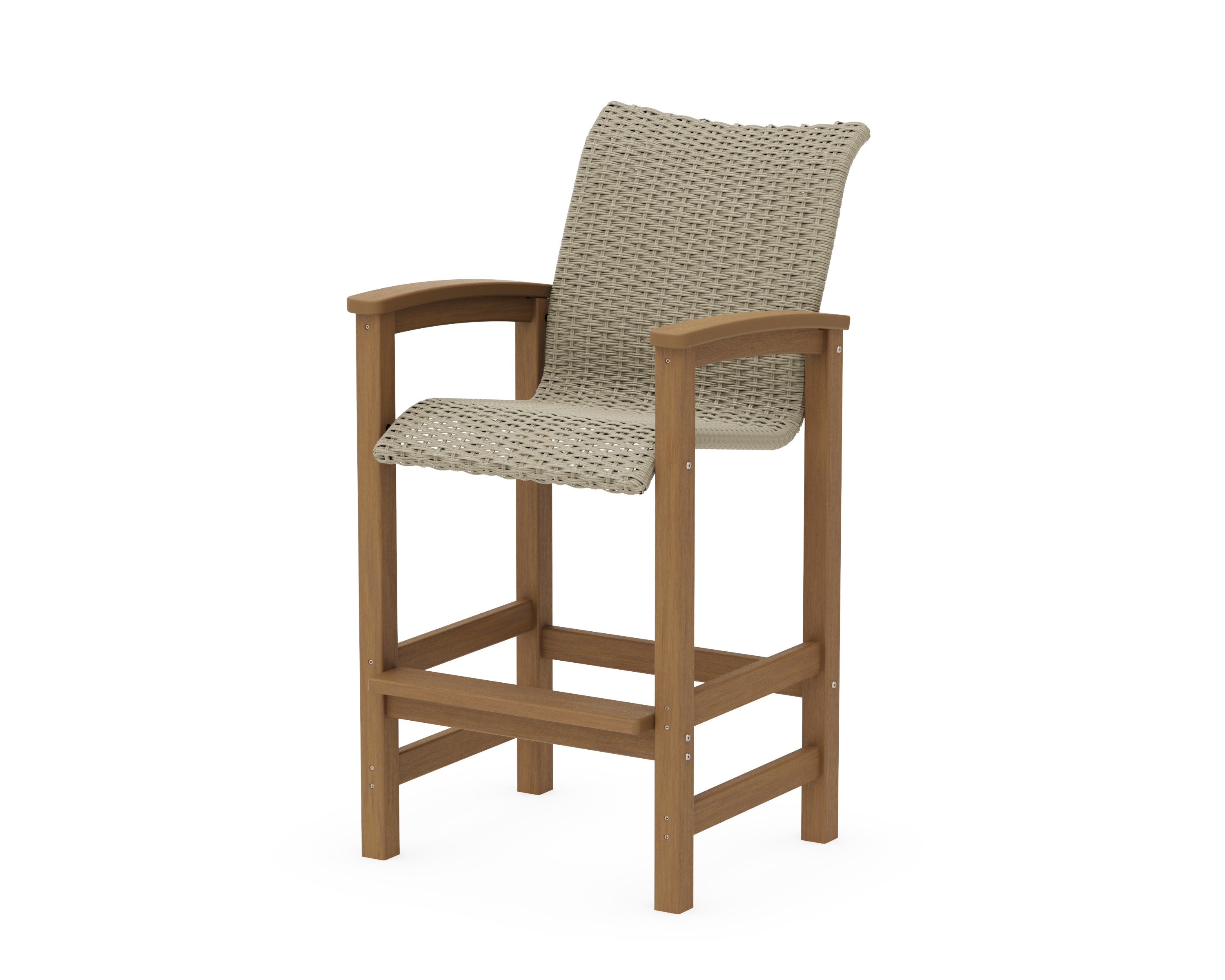 Coastal Woven Bar Chair in Natural / Dune Grass