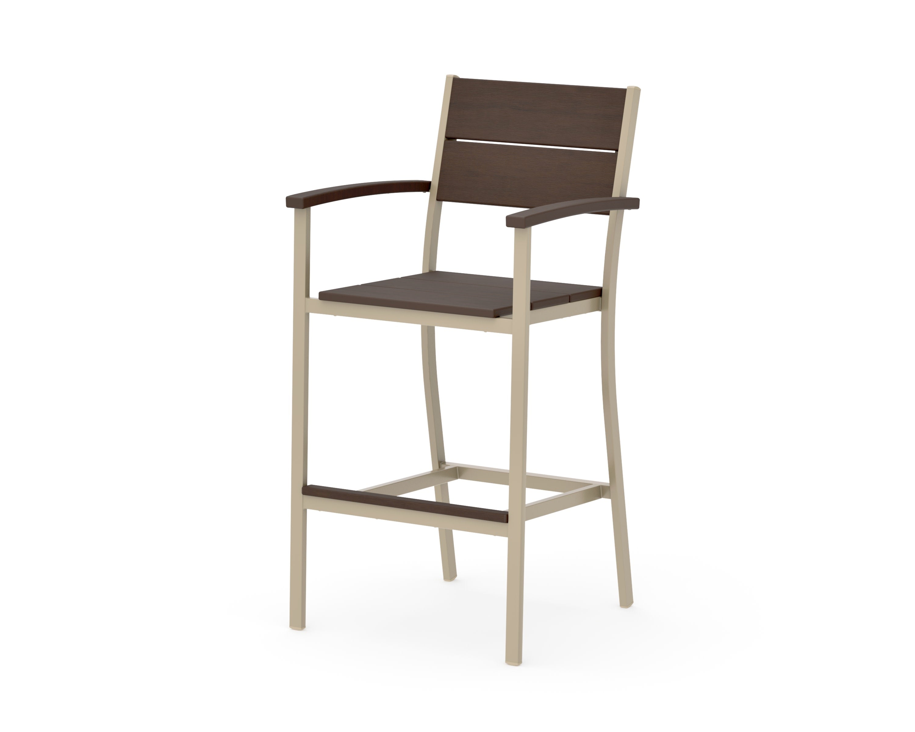 Main Street Bar Arm Chair in Sand / Kona