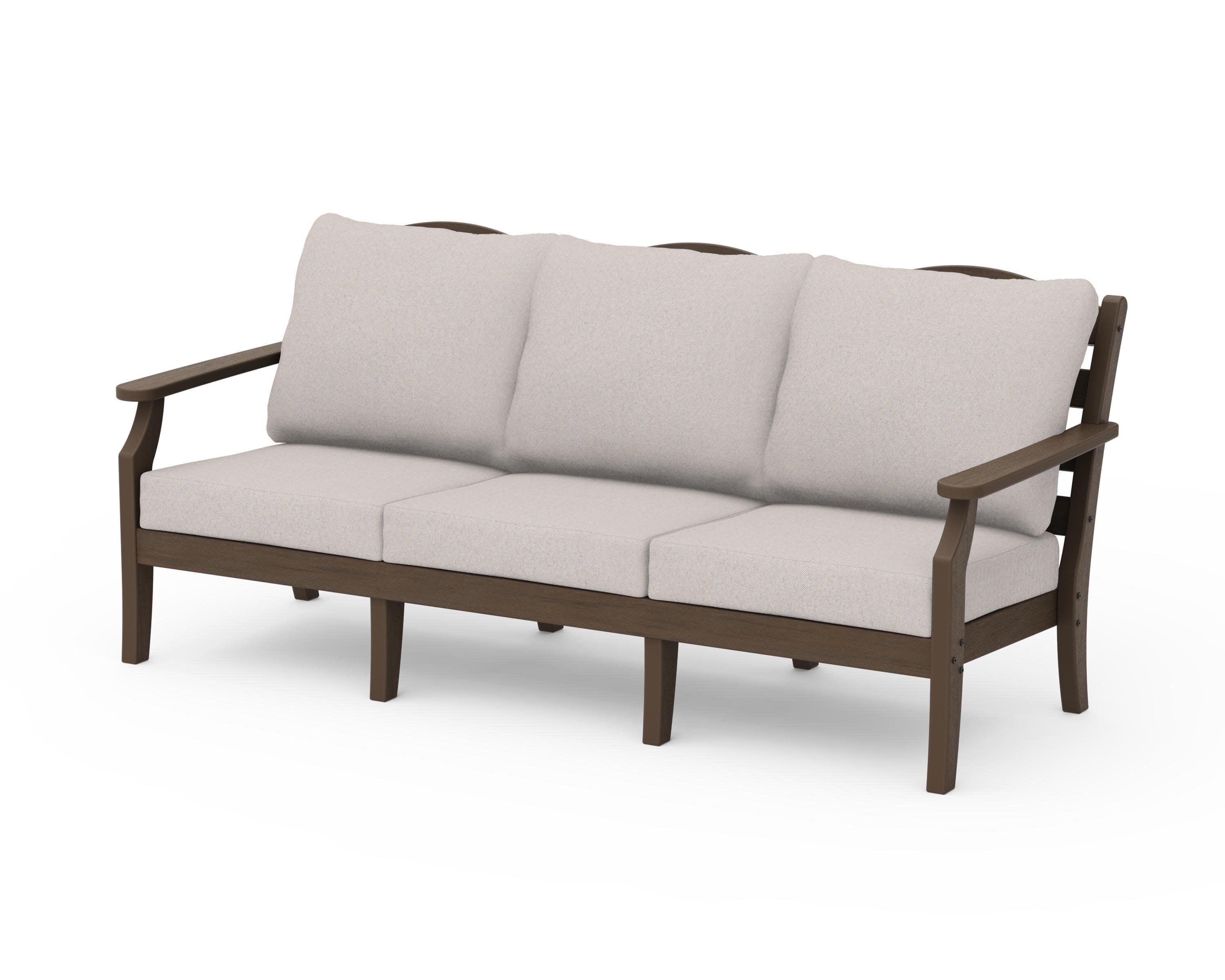 Savannah Deep Seating Sofa in Kona / Dune Burlap
