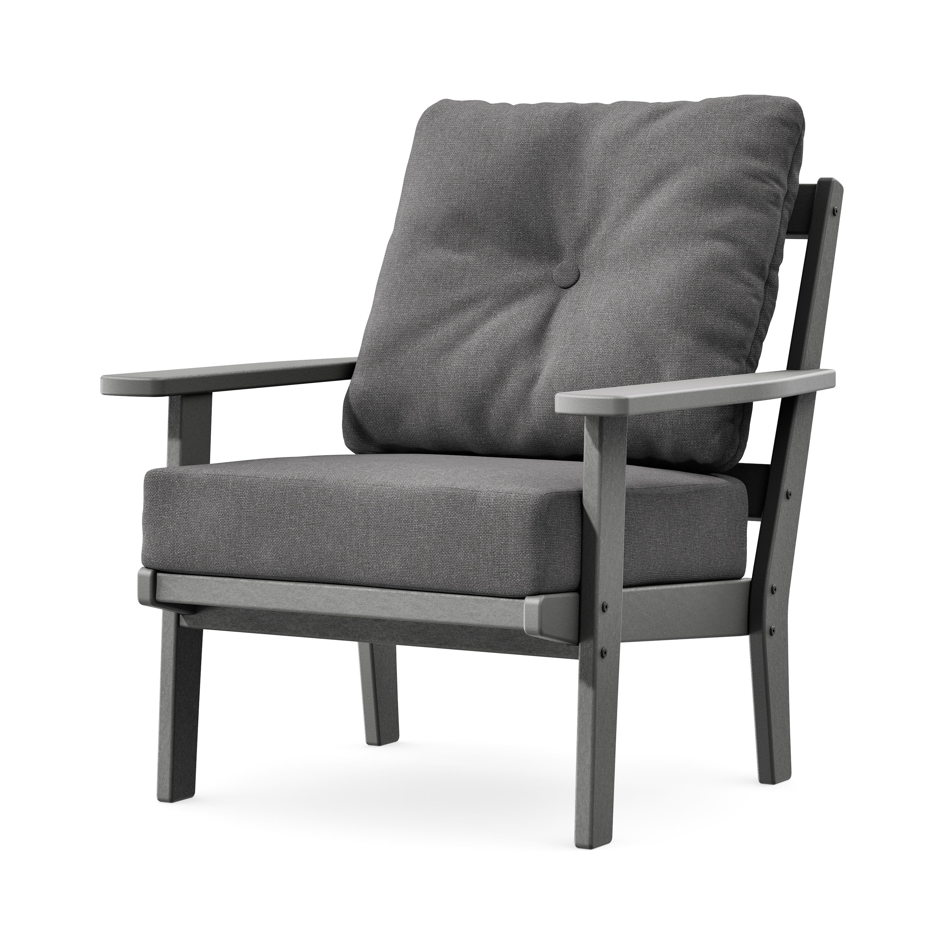Prairie Deep Seating Chair in Slate Grey / Ash Charcoal