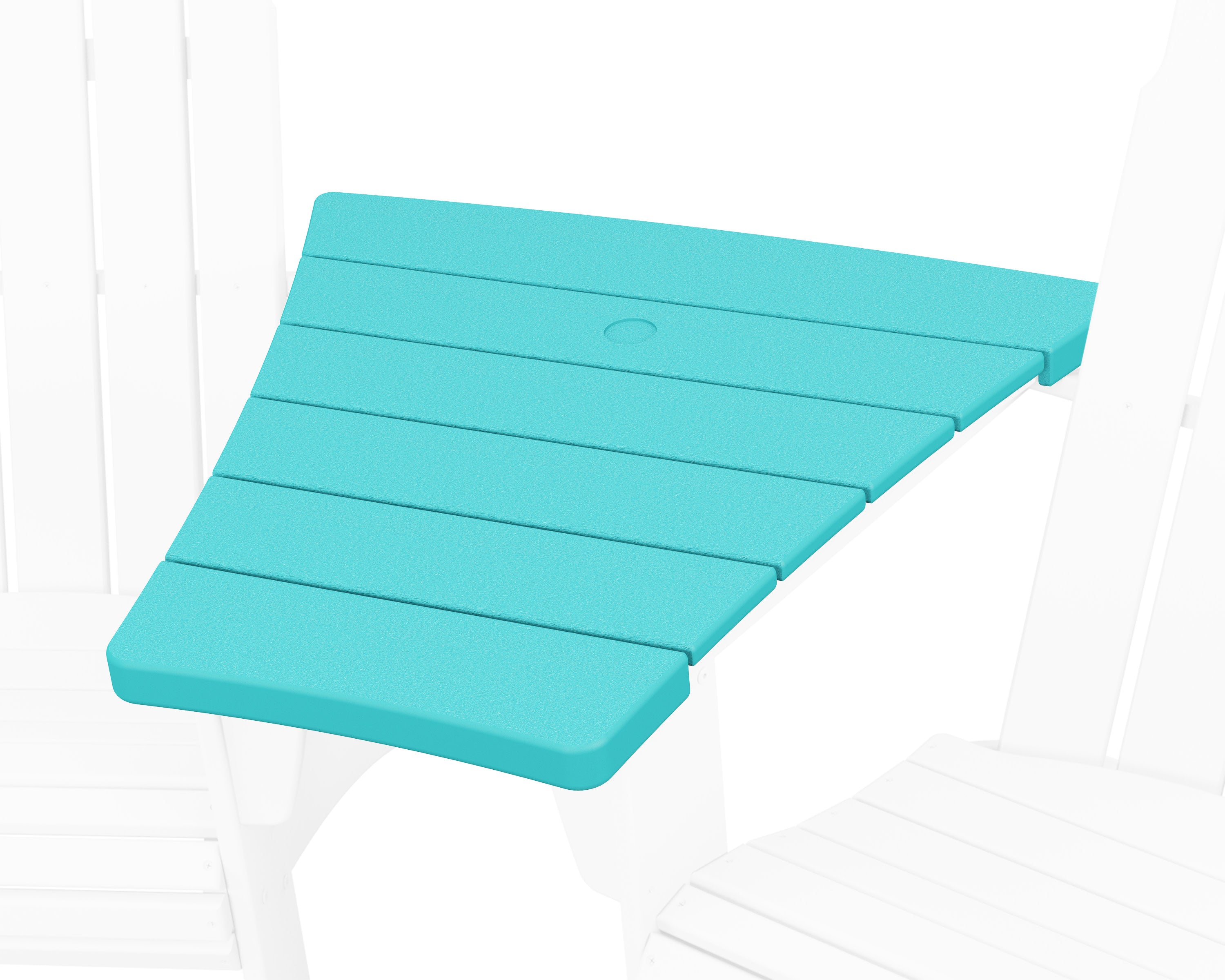 600 Series Angled Adirondack Connecting Table in Aruba