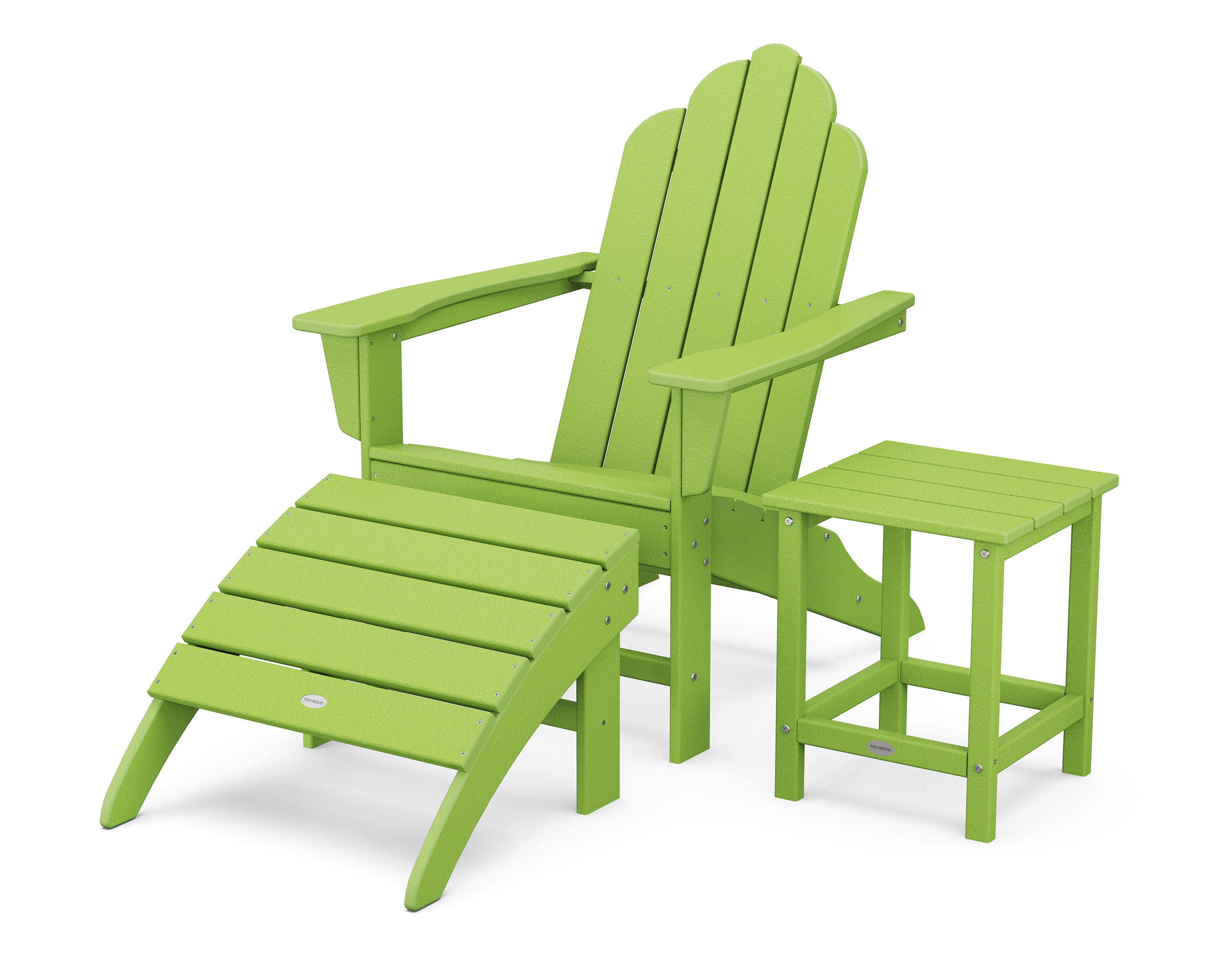 Long Island Adirondack 3-Piece Set in Lime