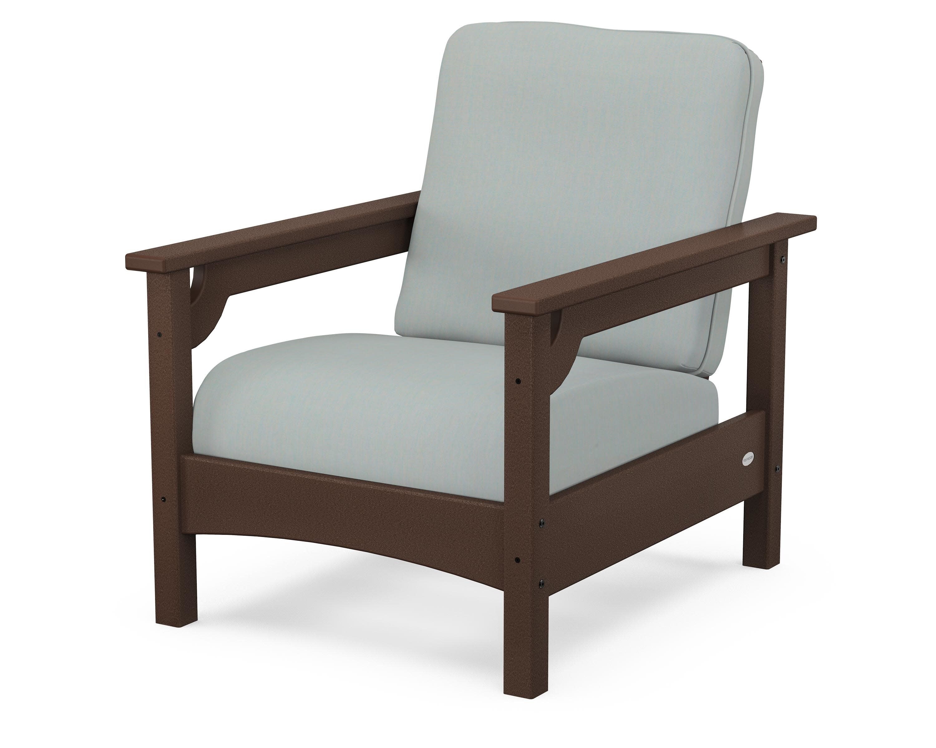 Club Chair in Mahogany / Spa