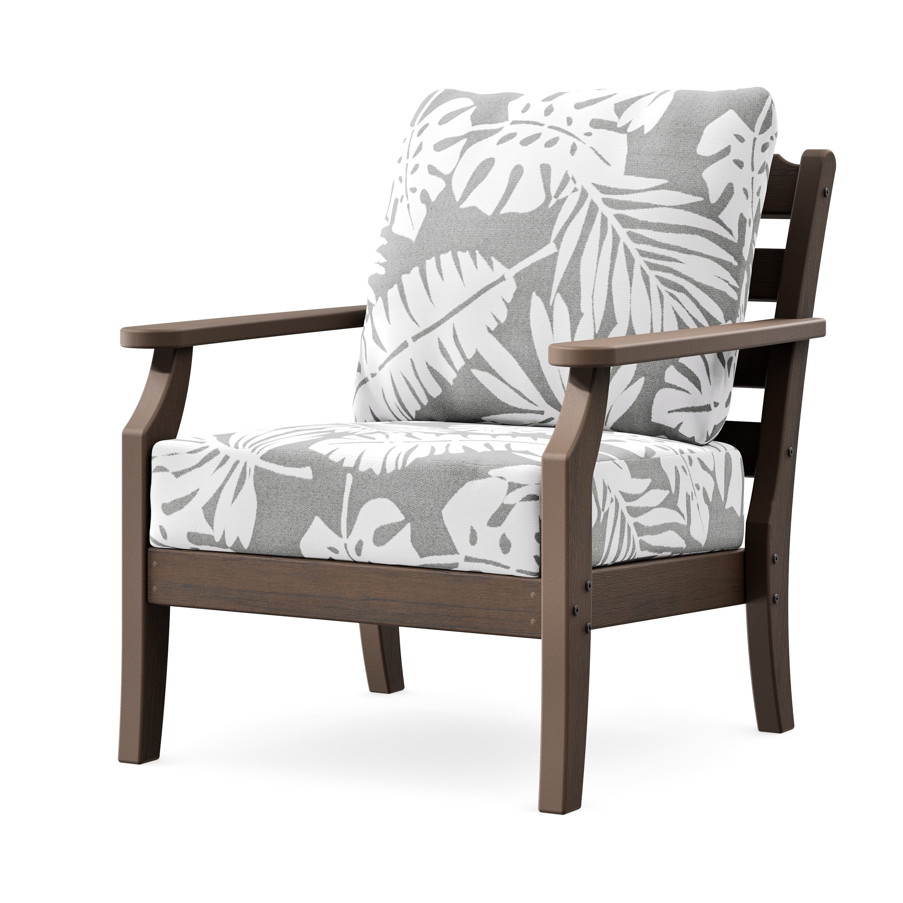 Savannah Deep Seating Chair in Kona / Leaf Grey Mist