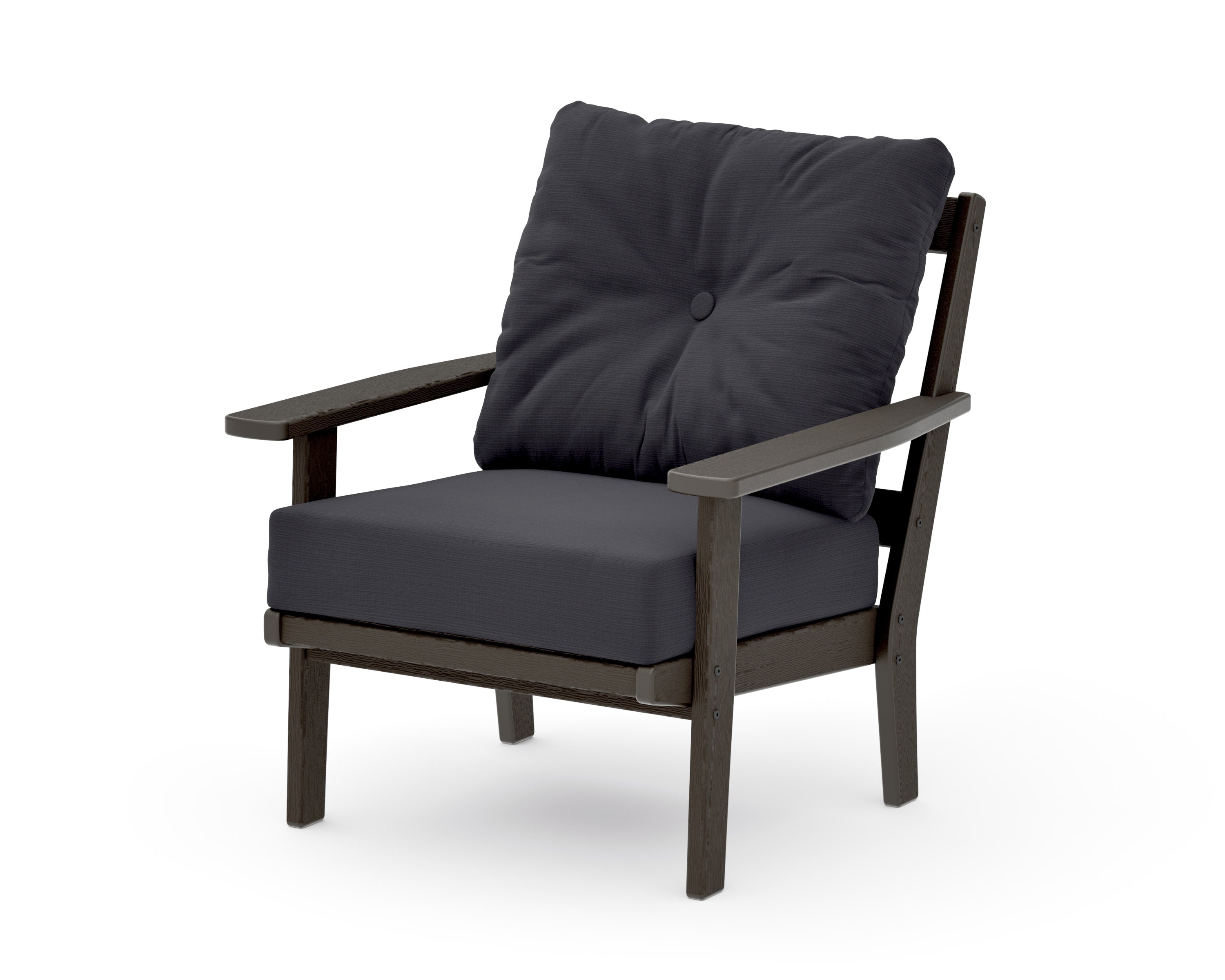 Prairie Deep Seating Chair in Vintage Coffee / Midnight Linen