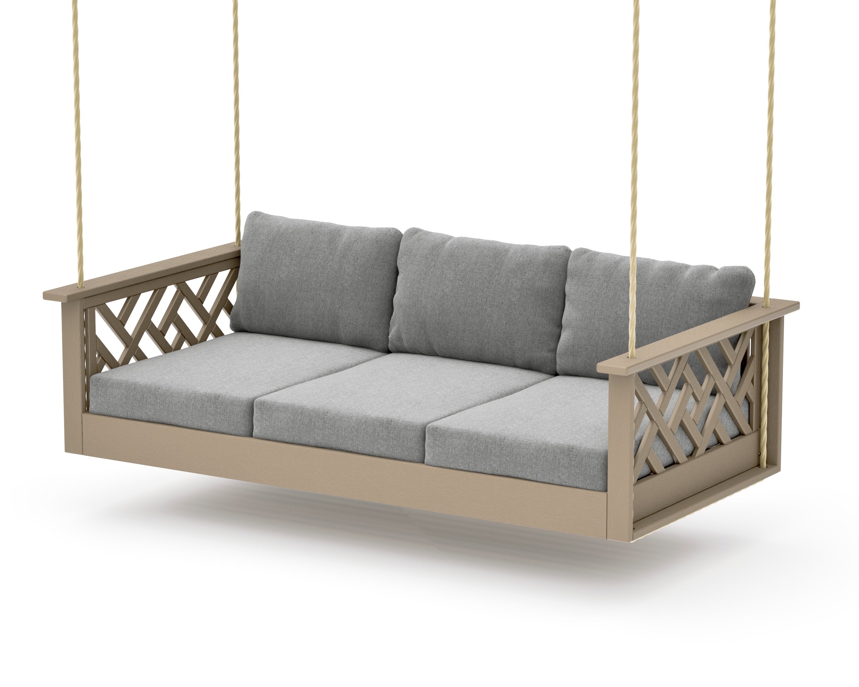 Chippendale Daybed Swing in Vintage Sahara / Grey Mist