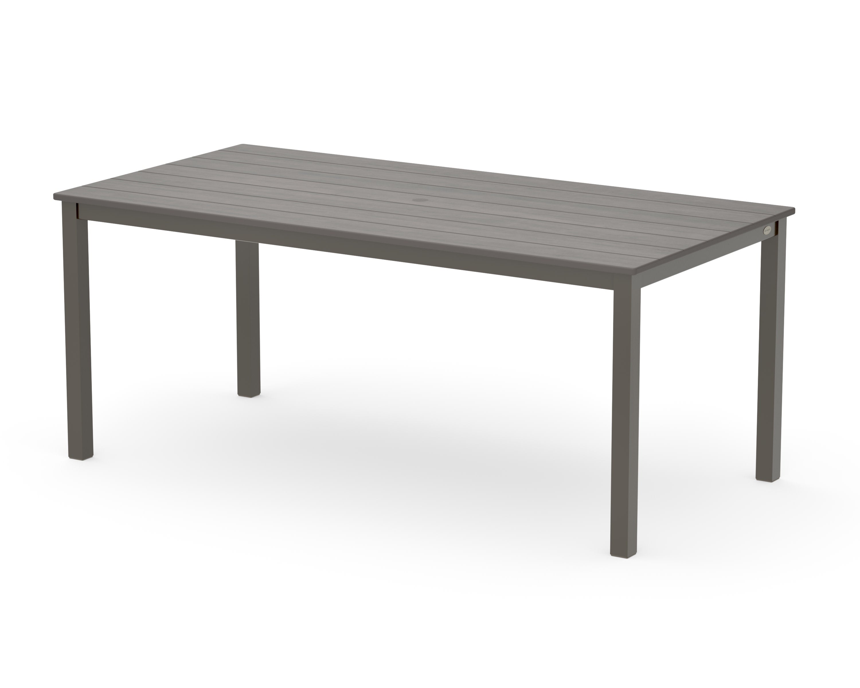 Main Street 36" x 72" Dining Table in Bronze / Driftwood