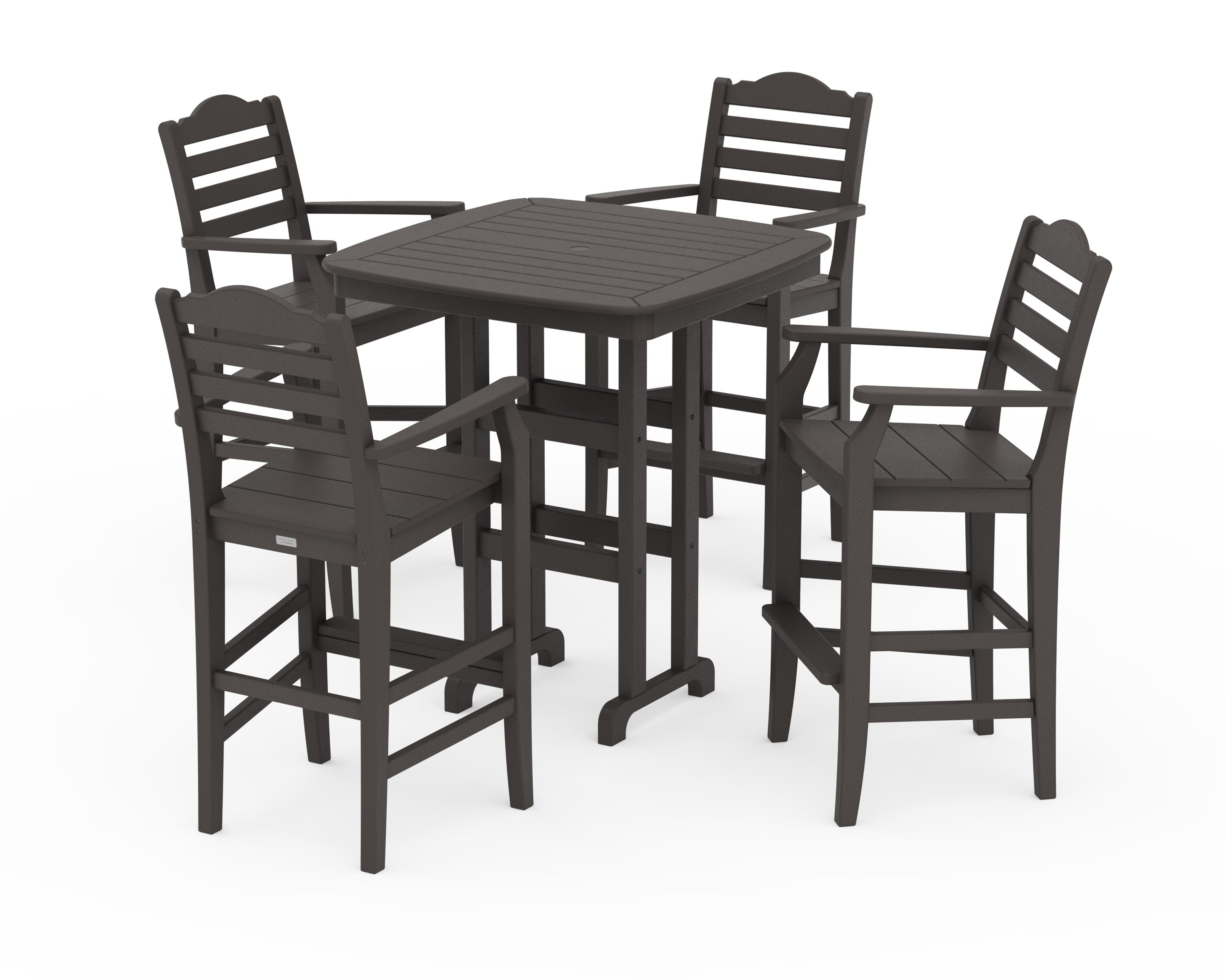 Savannah 5-Piece Bar Set in Vintage Coffee
