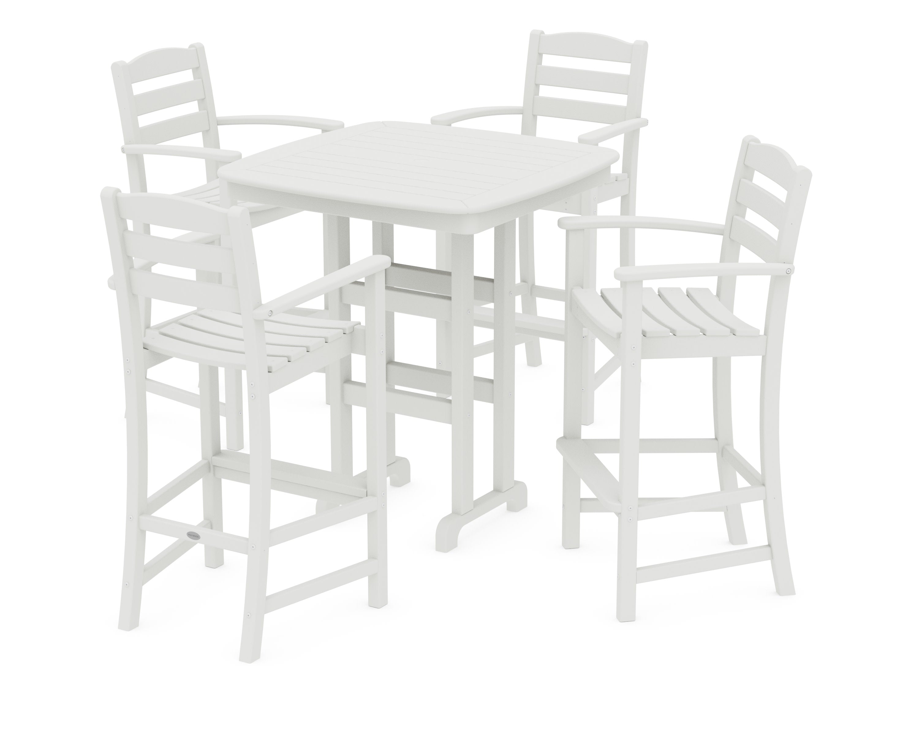 La Casa Caf 5-Piece Bar Set in Vintage White