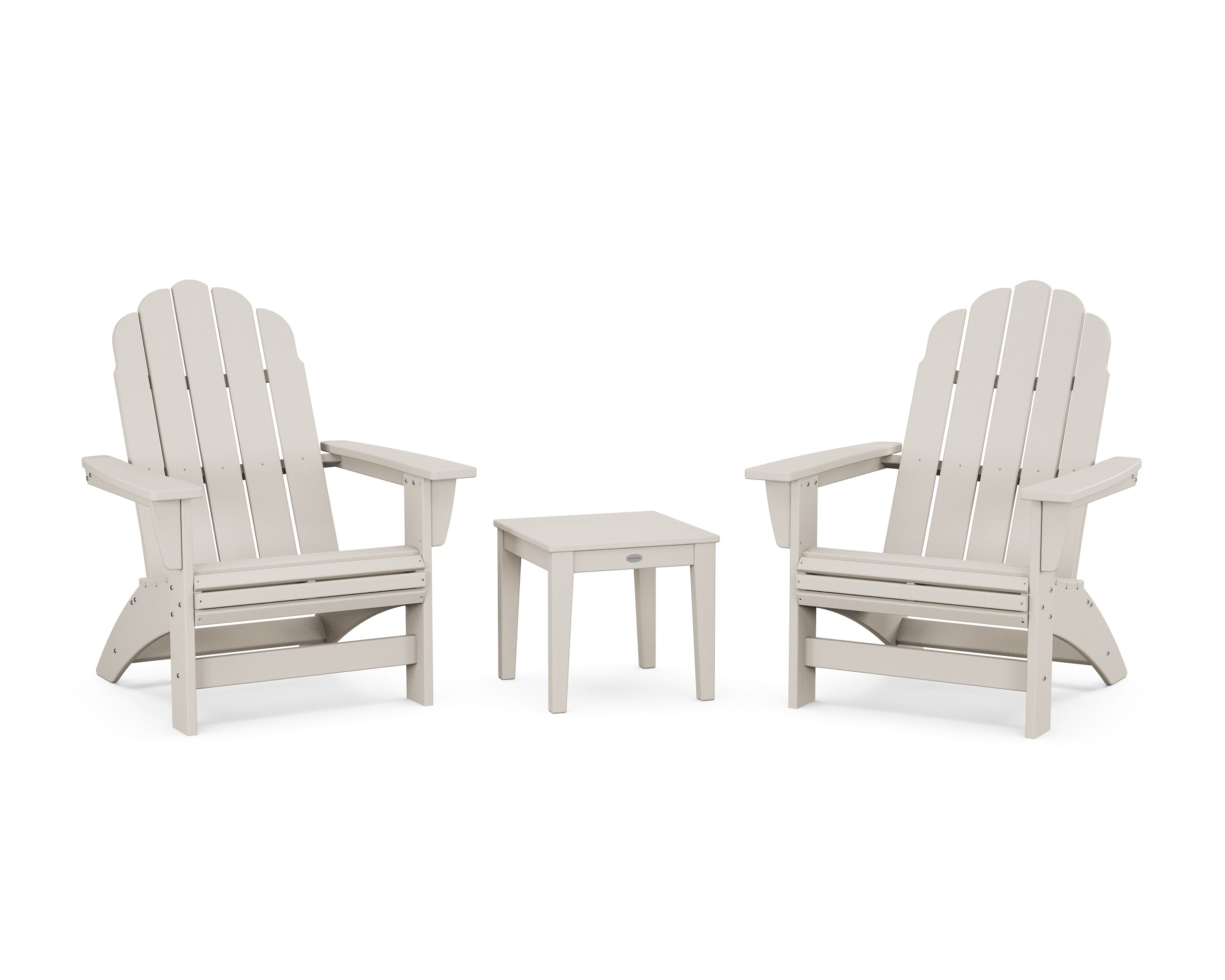 3-Piece Vineyard Grand Adirondack Set in Sand