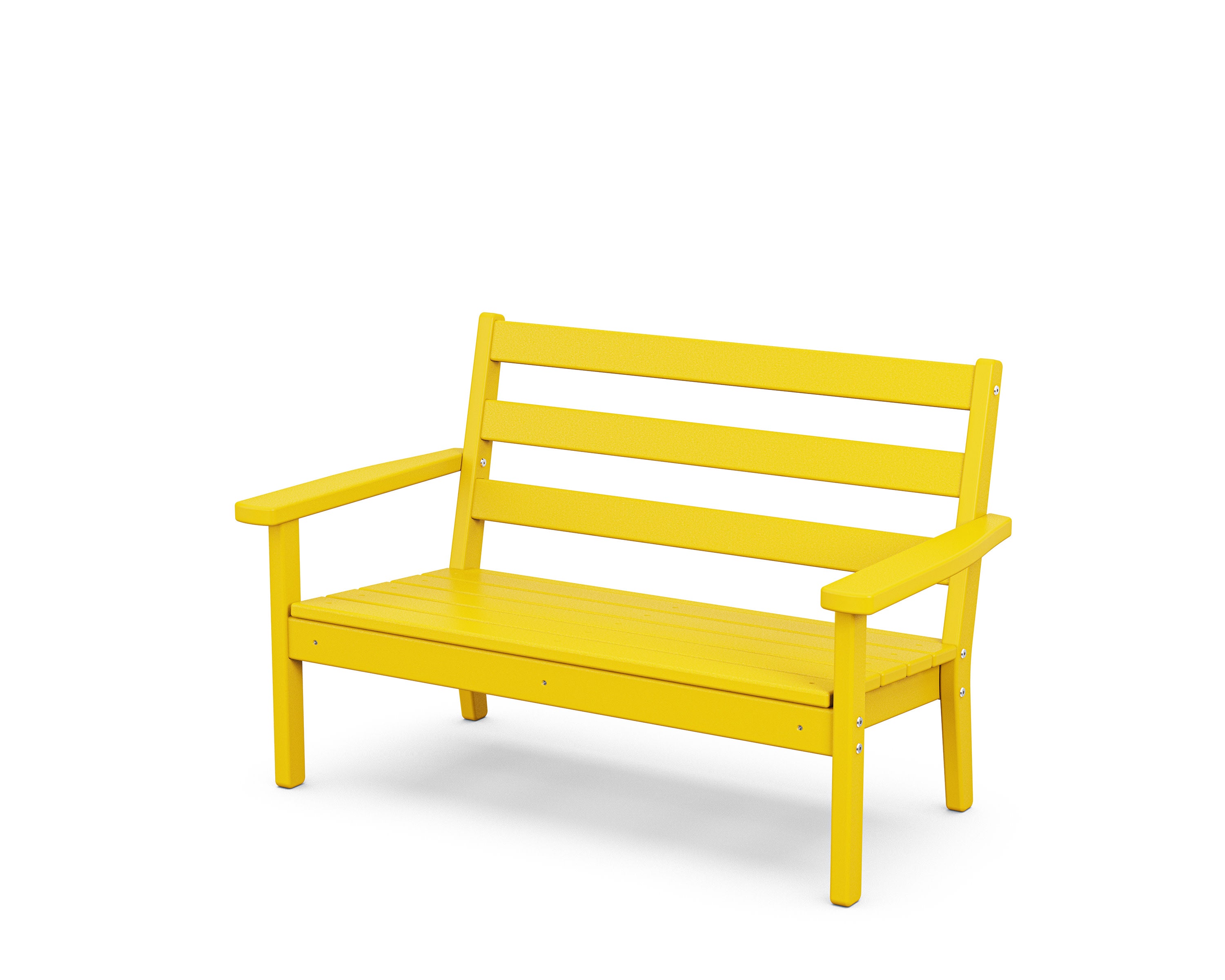 Kids Lakeside Bench in Lemon