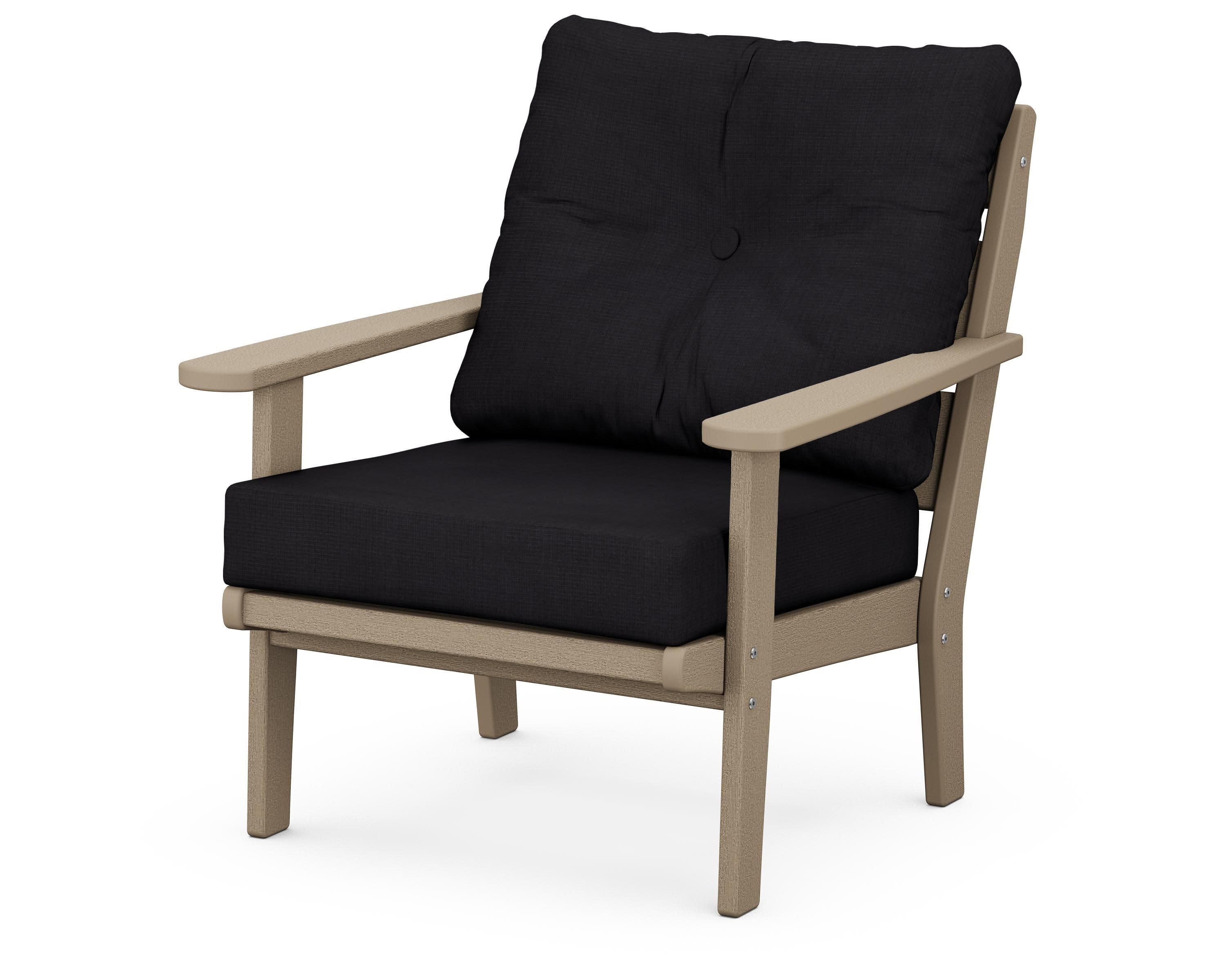 Lakeside Deep Seating Chair in Vintage Sahara / Midnight Linen