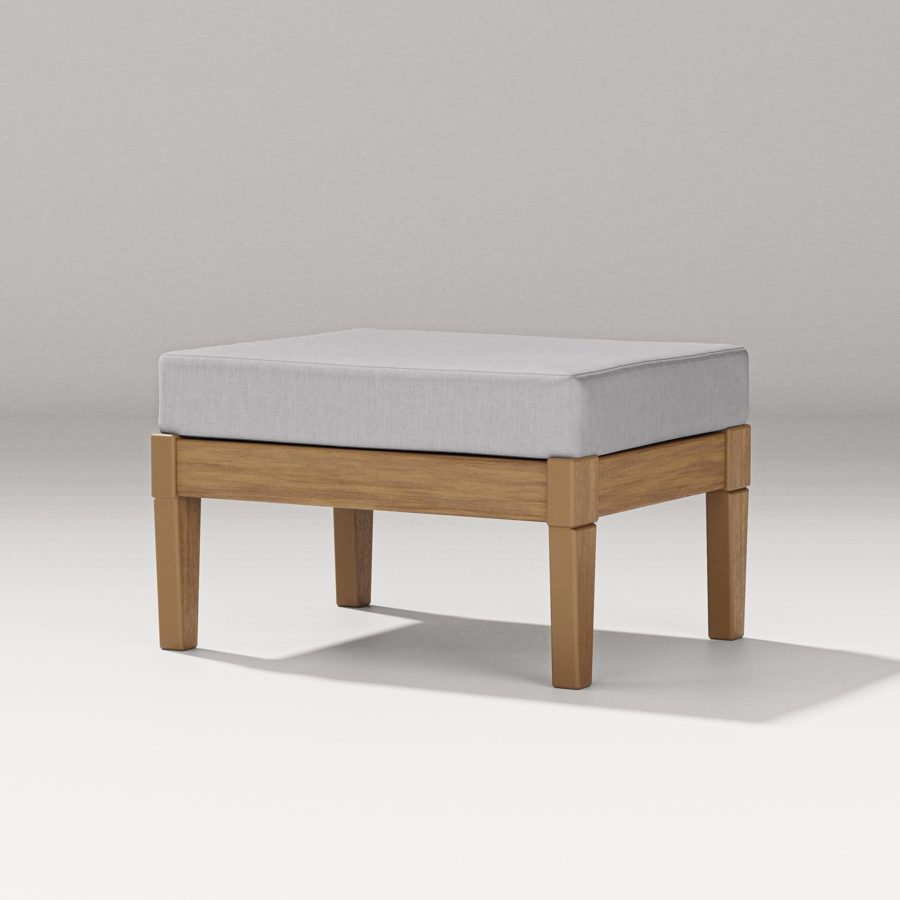 Estate Lounge Ottoman in Natural / Granite