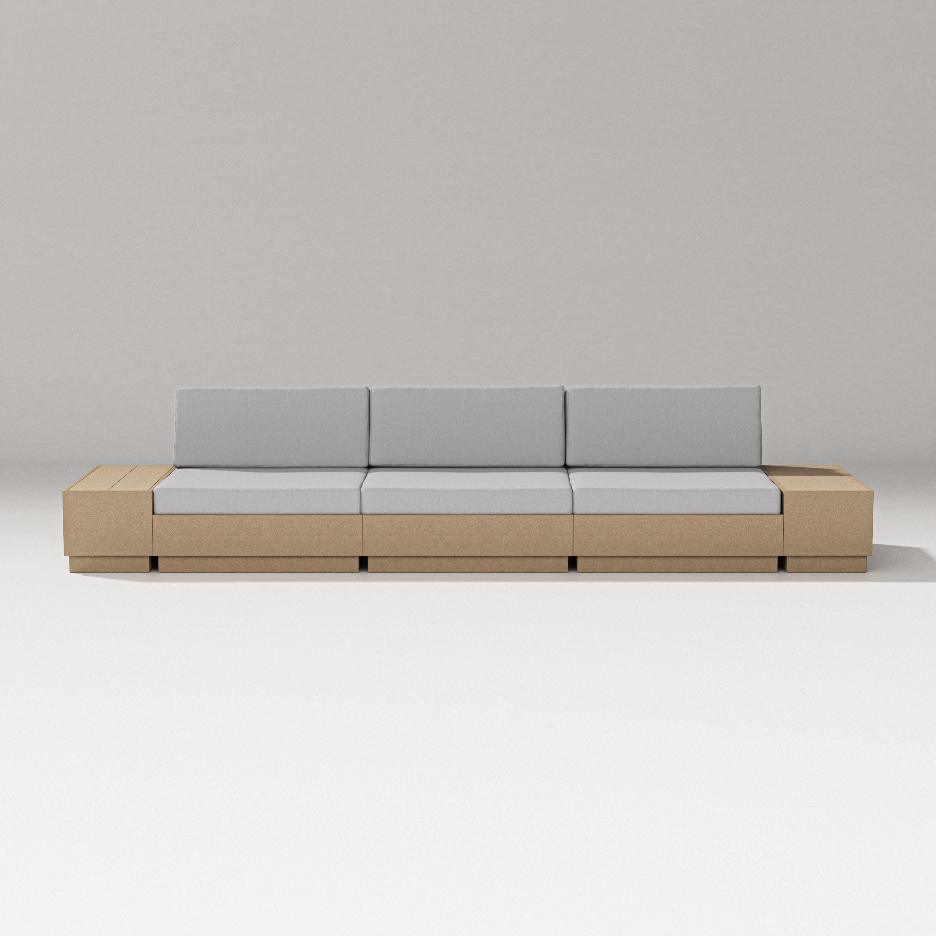 Elevate Straight Sectional in Vintage Sahara / Granite