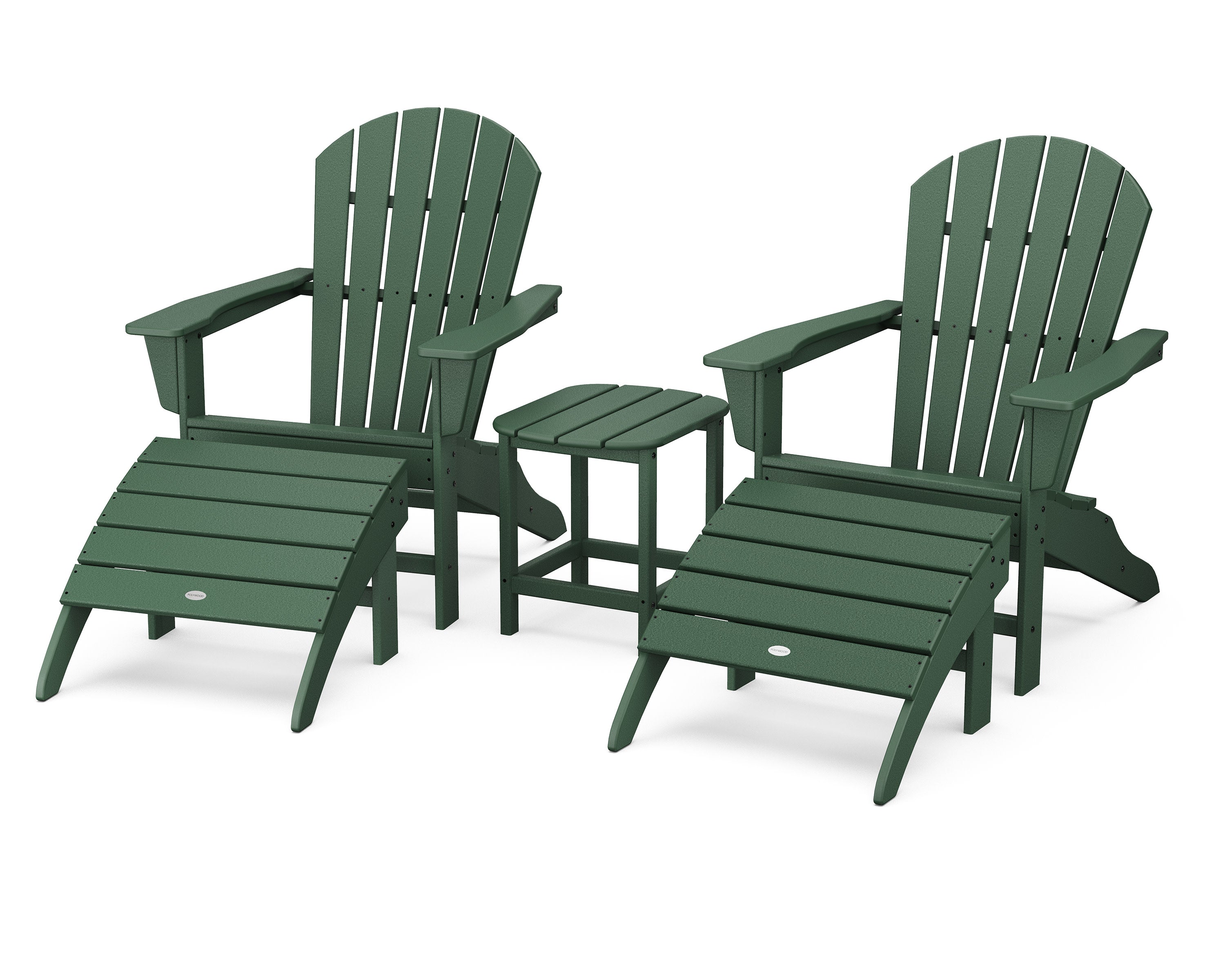 South Beach Adirondack 5-Piece Set in Green