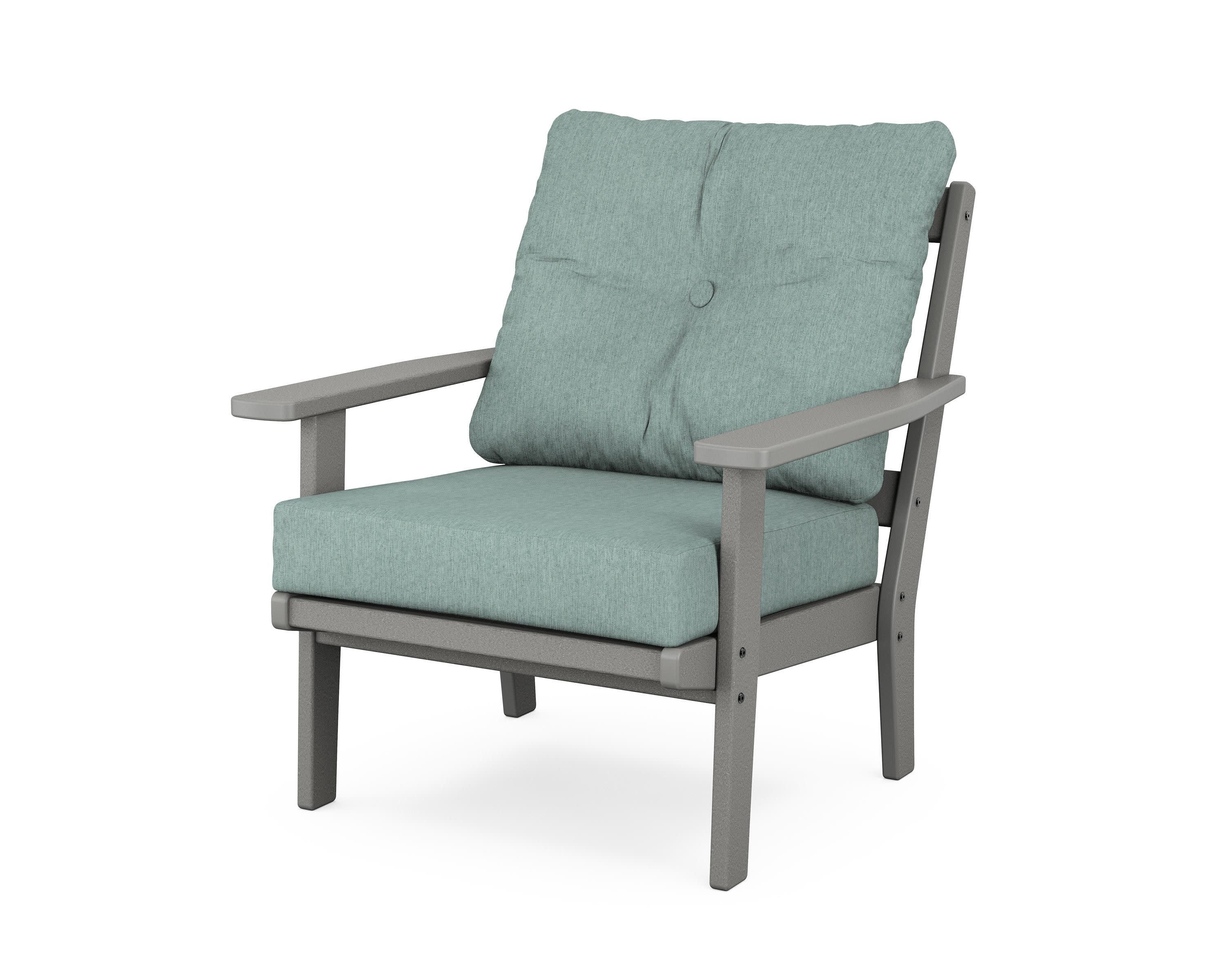 Oxford Deep Seating Chair in Slate Grey / Glacier Spa