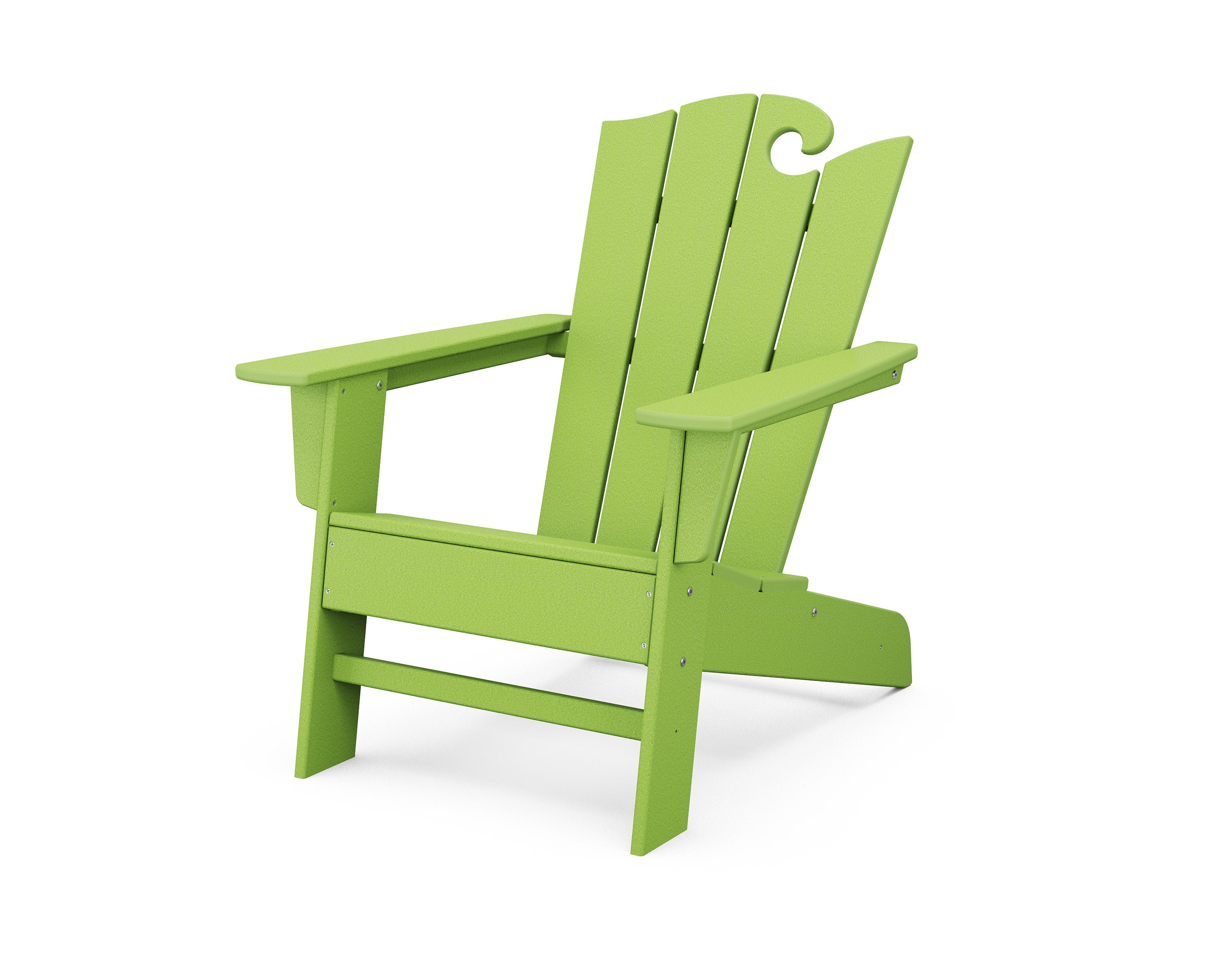 The Ocean Chair in Lime