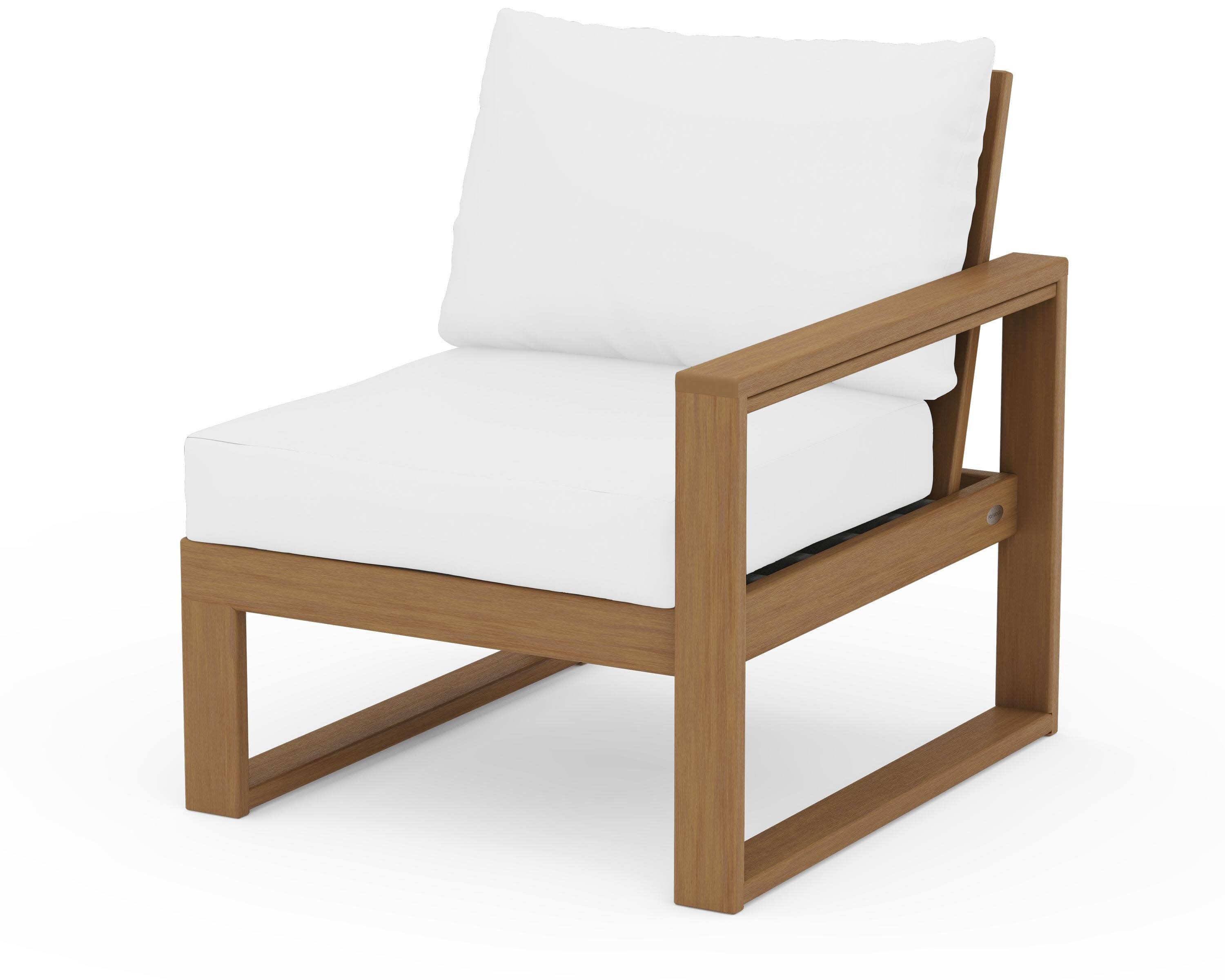 EDGE Modular Right Arm Chair in Natural / Natural