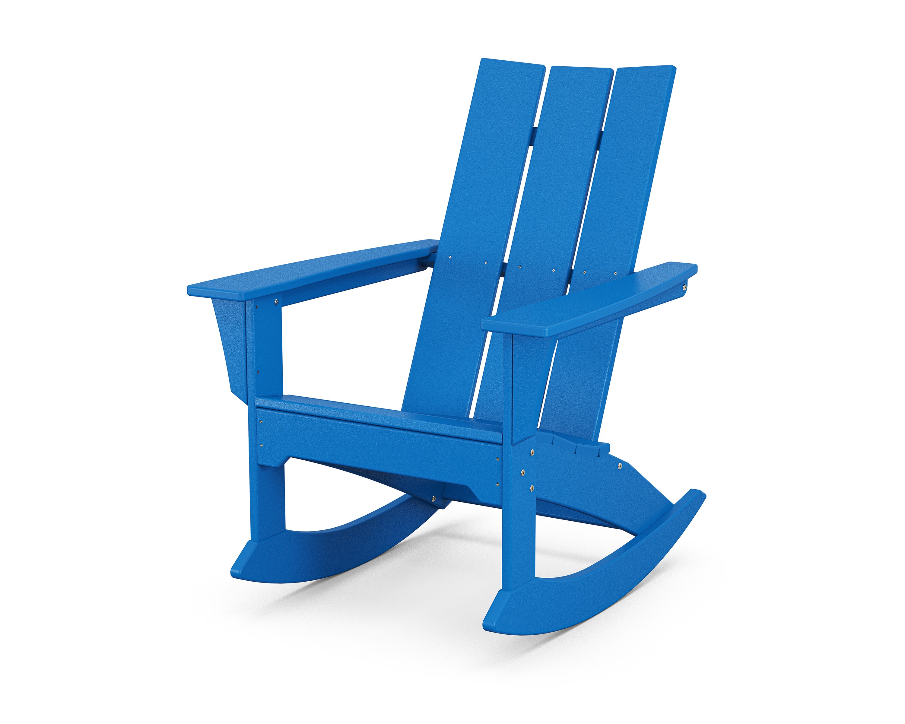 Modern Adirondack Rocker in Pacific Blue