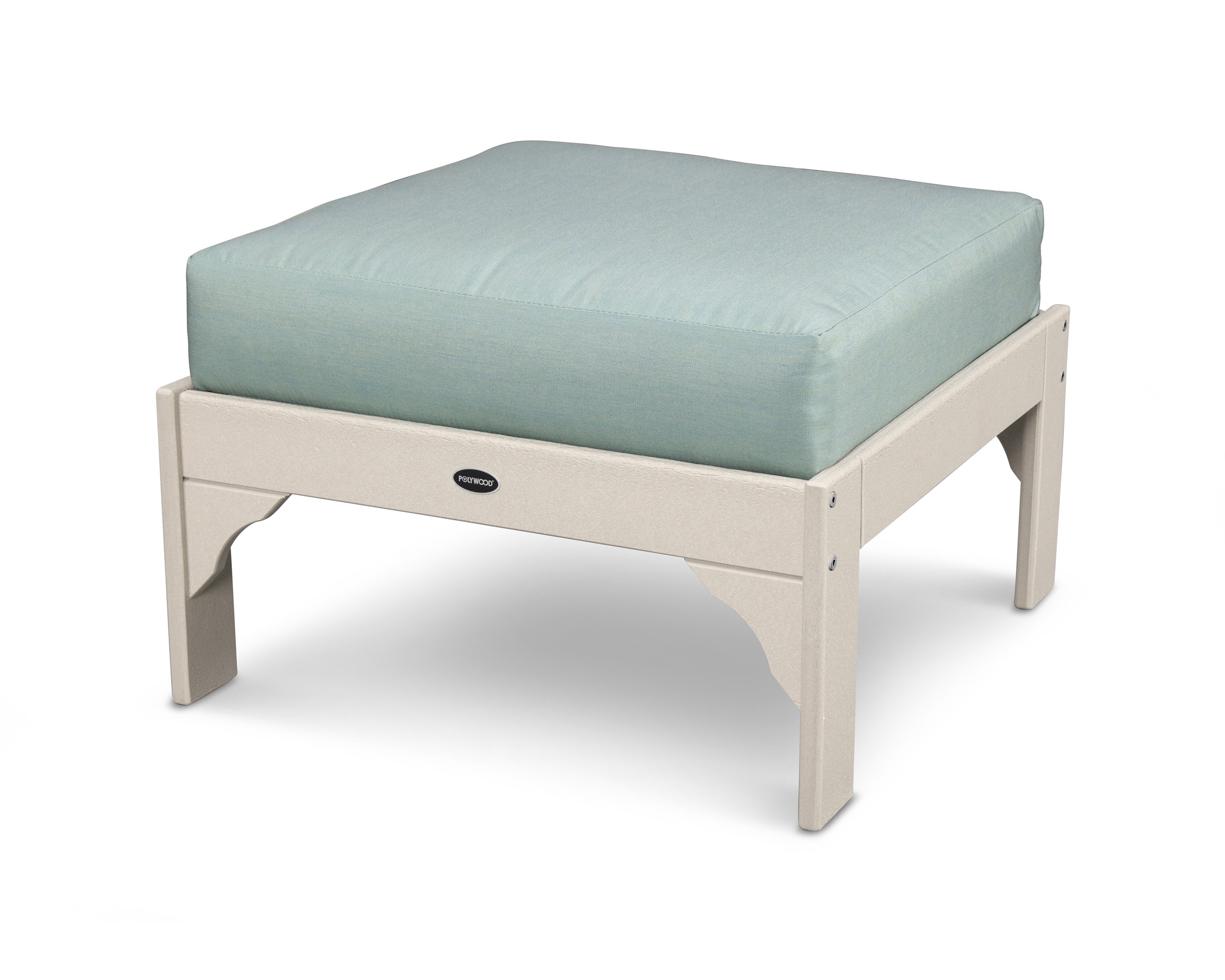 Vineyard Deep Seating Ottoman in Sand / Spa