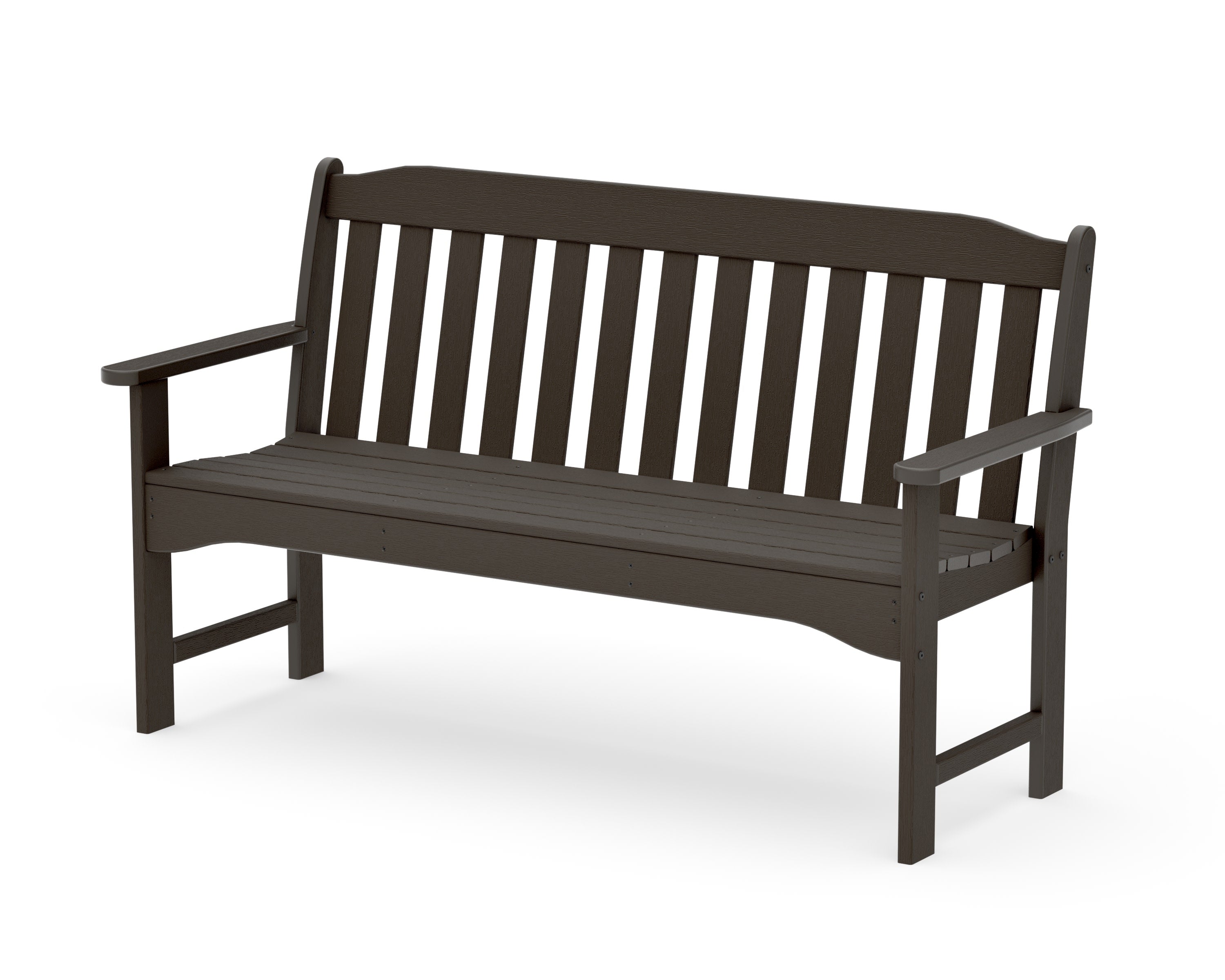 Cottage 60" Bench in Vintage Coffee