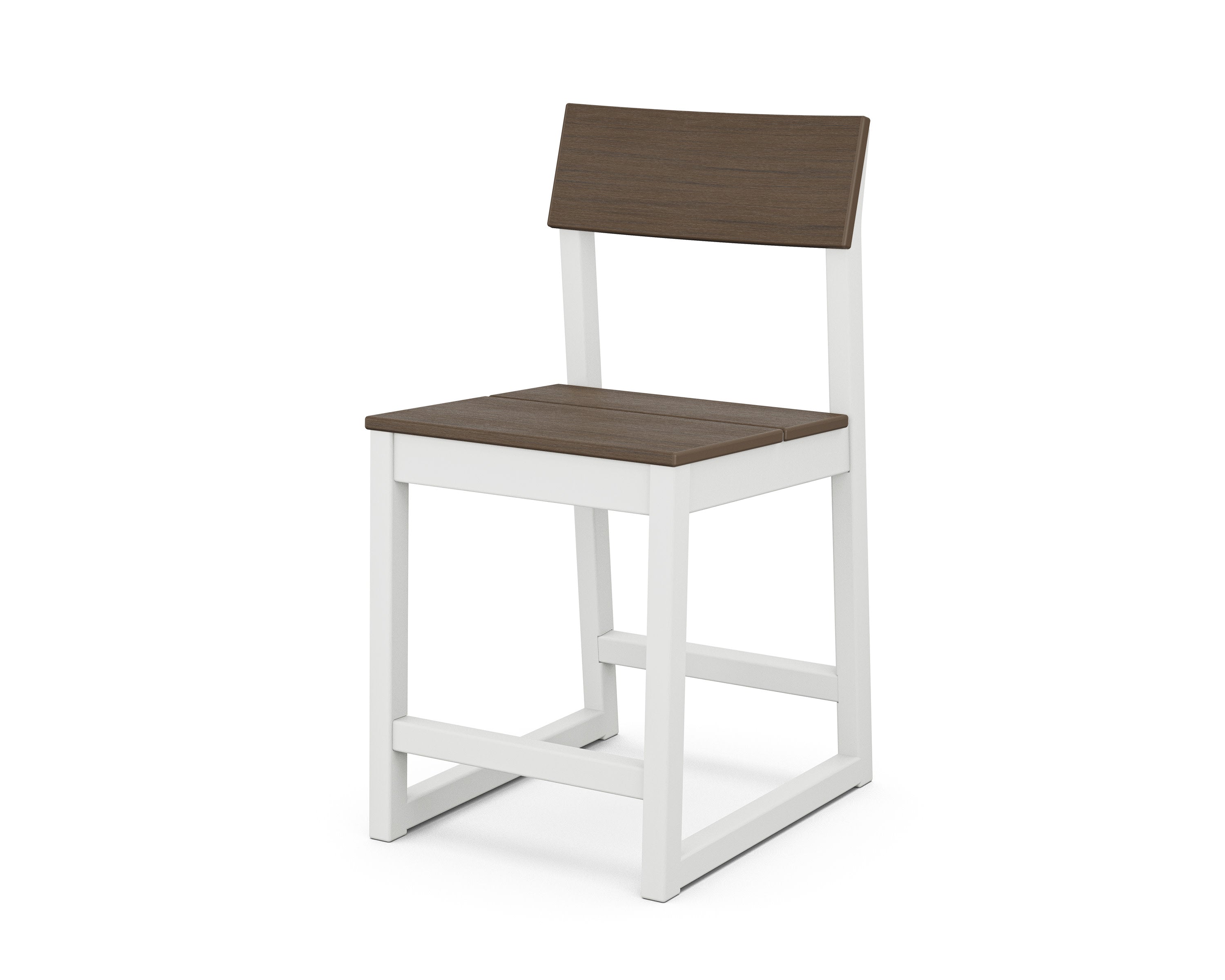 EDGE Counter Side Chair in White / Kona